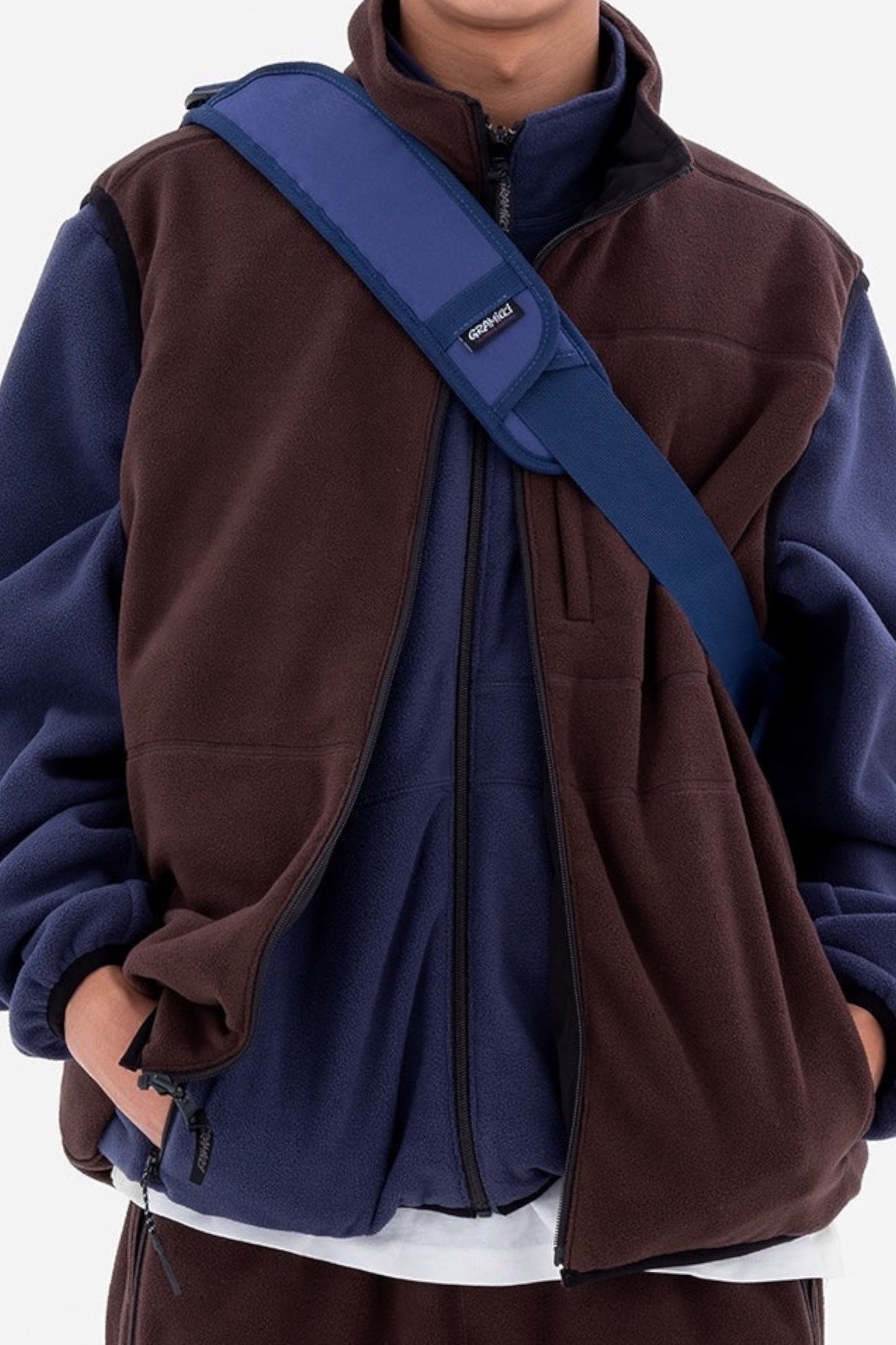 Gramicci - Thermal Fleece Reversible Vest (Tobacco)