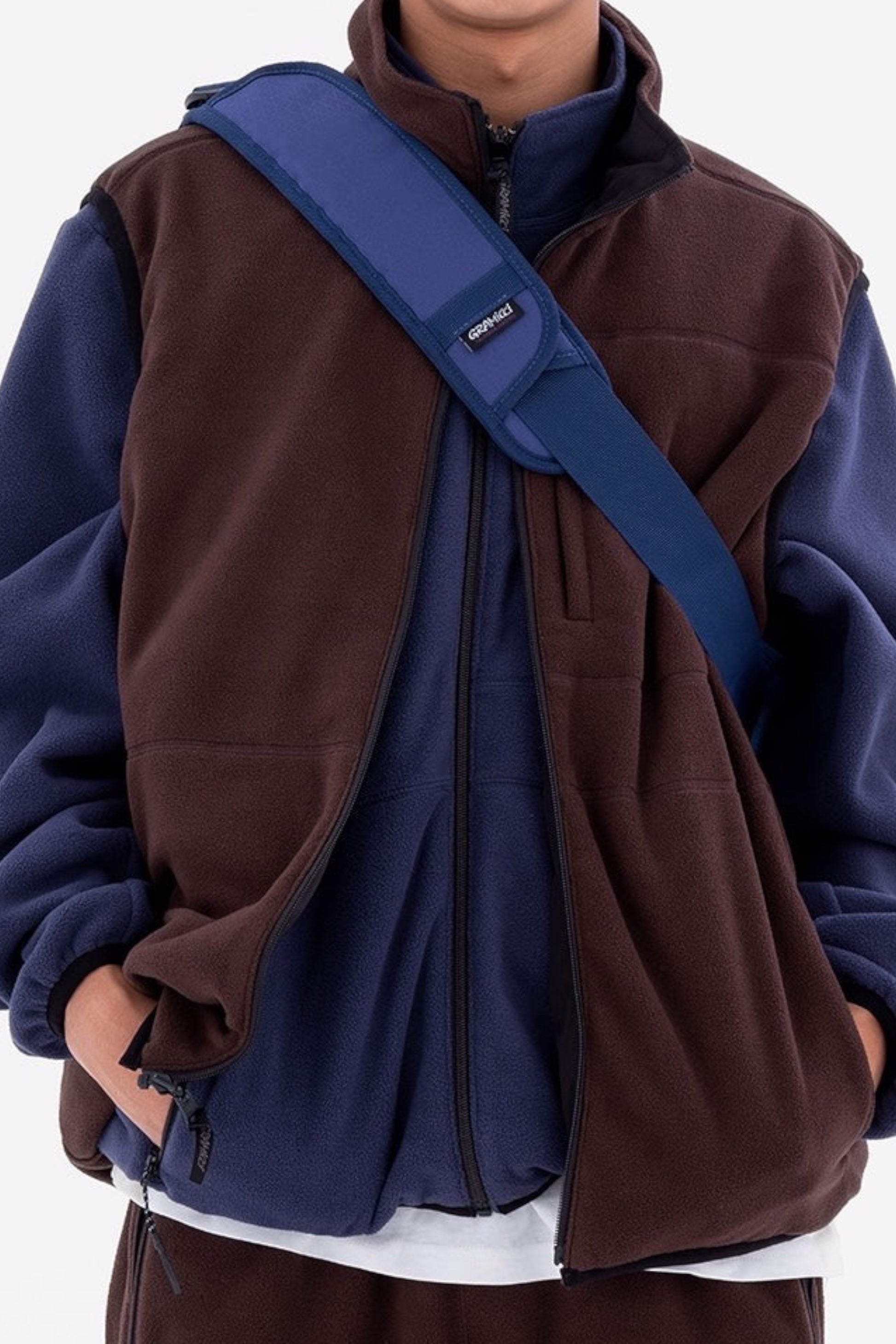 Gramicci - Thermal Fleece Reversible Vest (Tobacco)