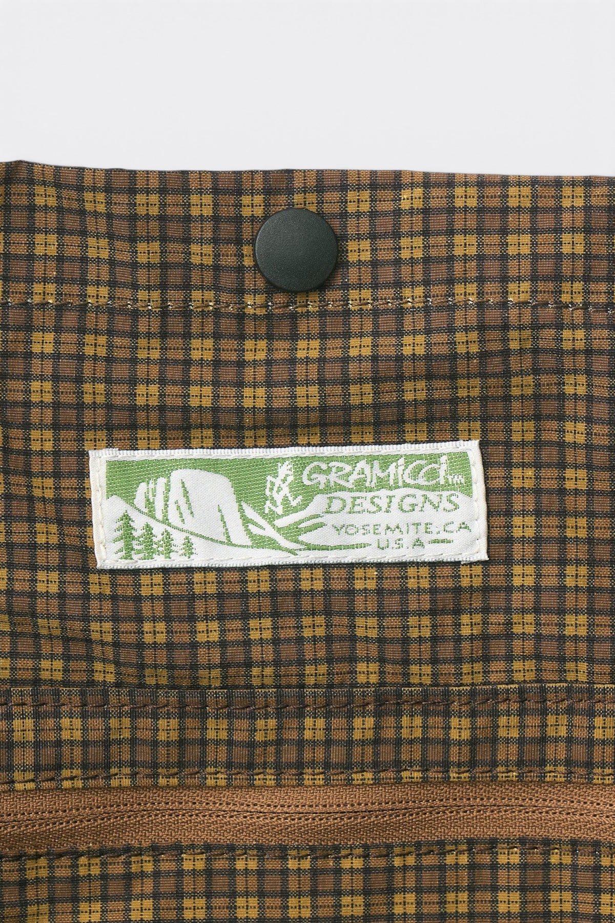 GRAMICCI Utility Tote Bag Brown Check | Coton Nylon | Edgar Bdx