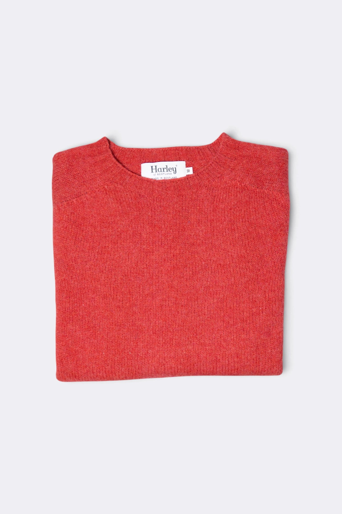 HARLEY OF SCOTLAND Pull Shetland Col Rond Damask | Edgar Bdx