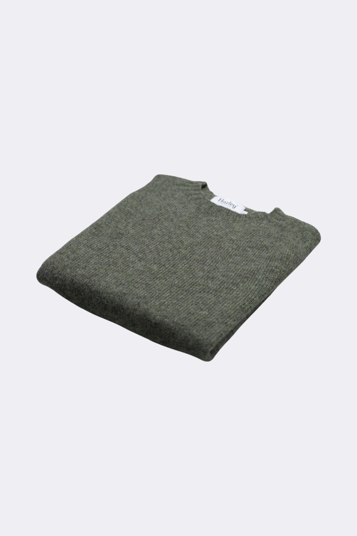 HARLEY OF SCOTLAND Pull Shetland Col Rond Fossil | Edgar Bdx