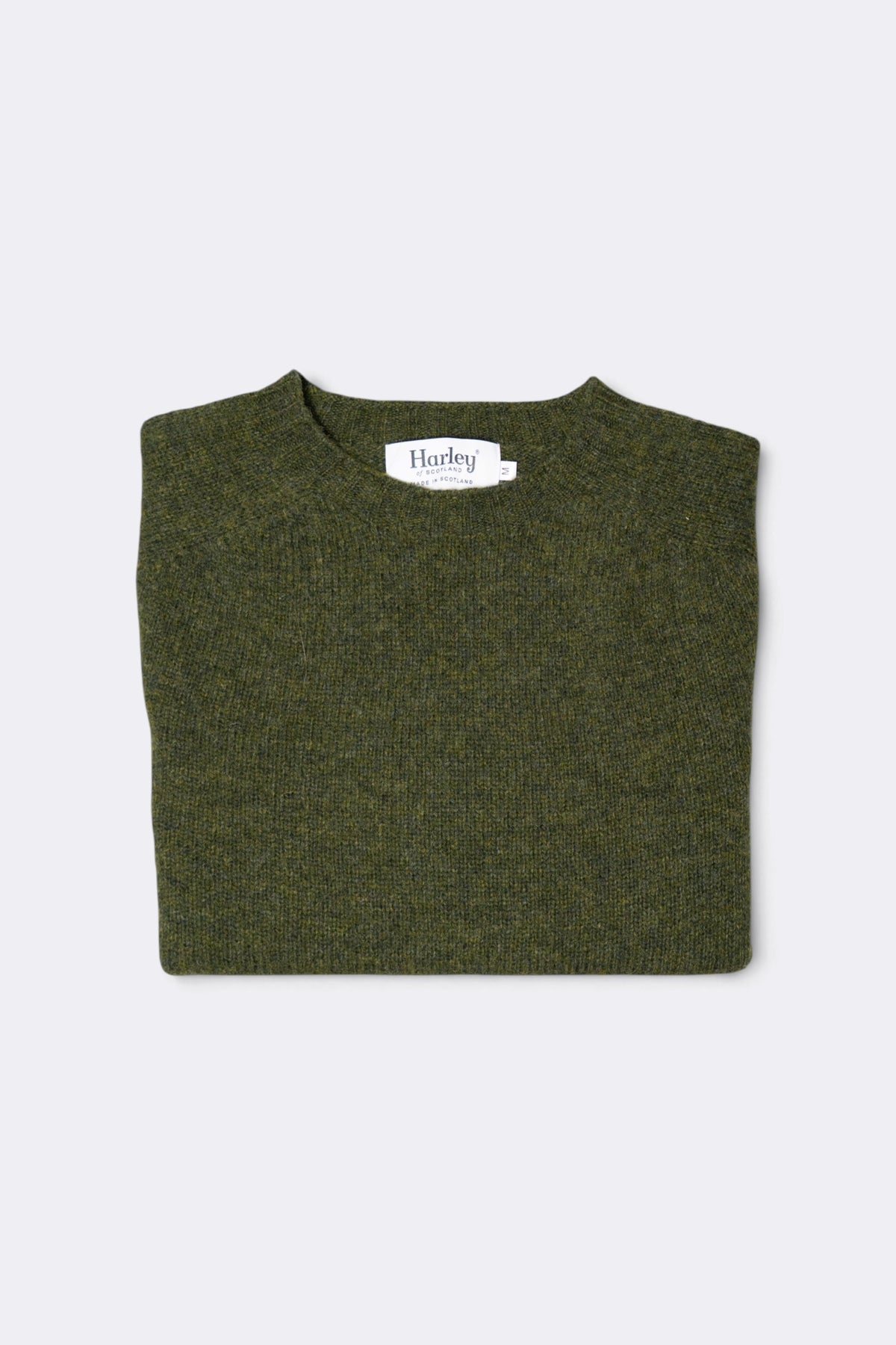 HARLEY OF SCOTLAND Pull Shetland Col Rond Scots Pine | Edgar Bdx