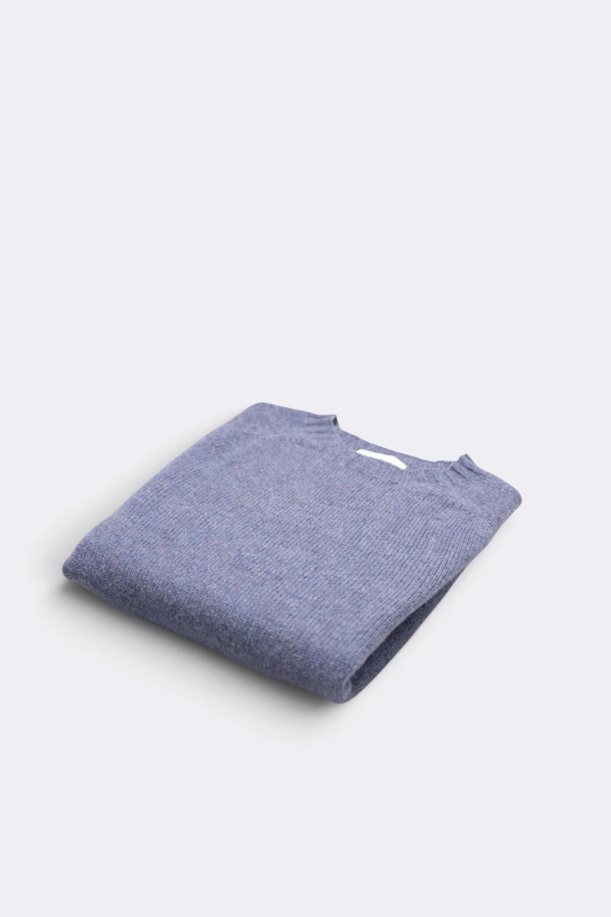 HARLEY OF SCOTLAND Pull Shetland Col Rond Wisteria | Edgar Bdx