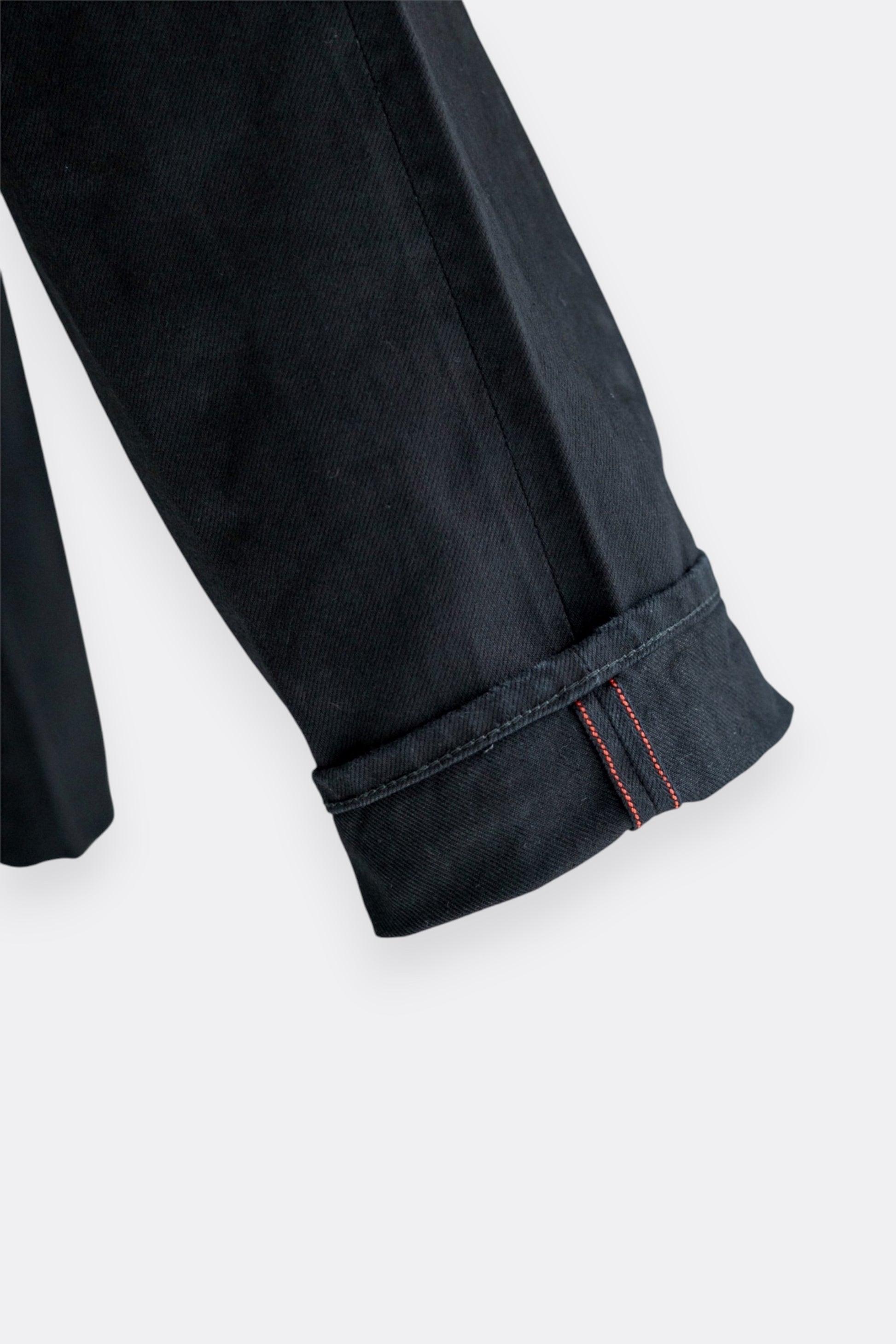Hatski Loose Tapered Denim HTK-22001 Black | Jean Noir Coton Washi Japon | Edgar Bdx