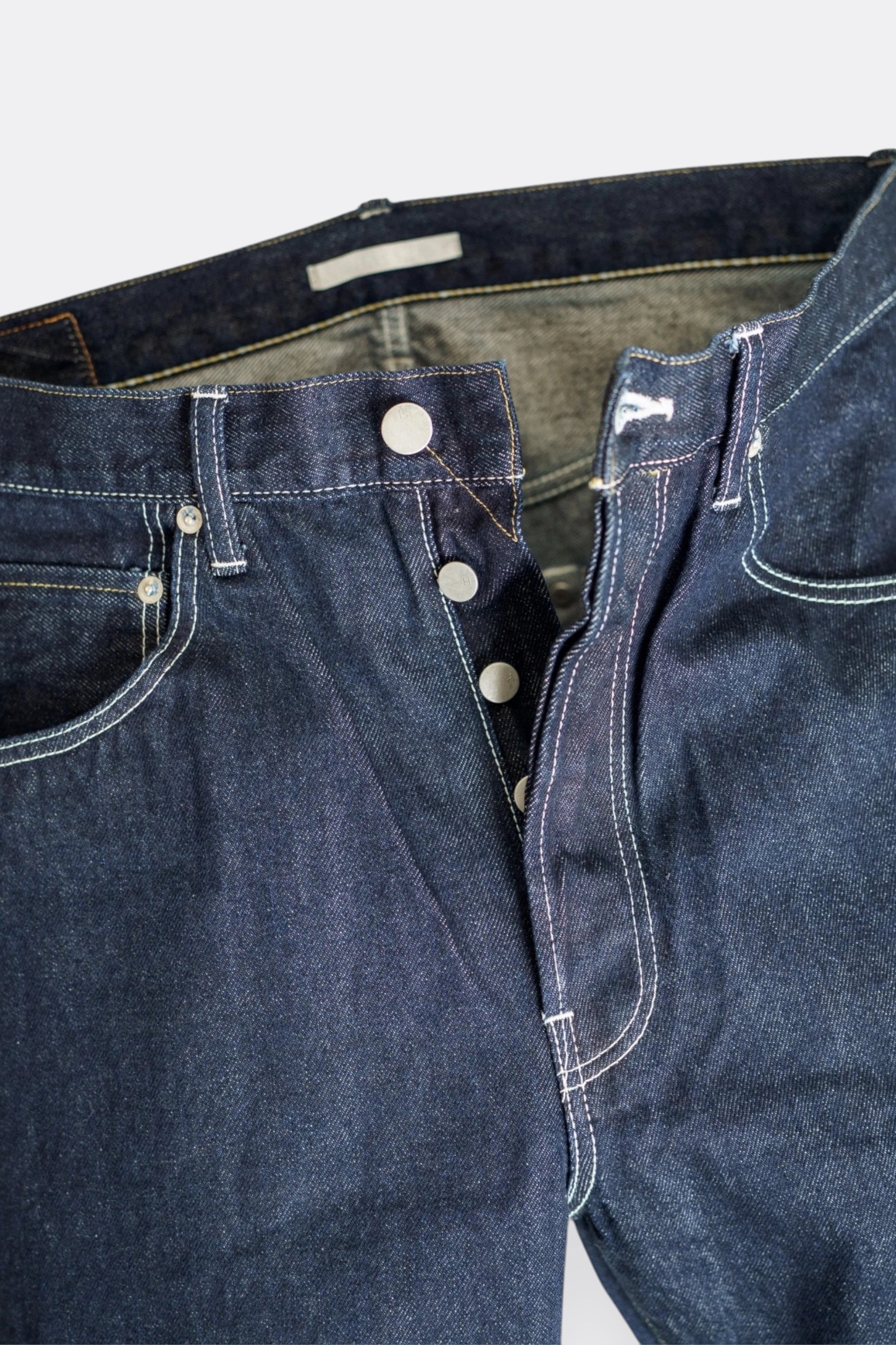 Hatski Loose Tapered Denim HTK-22001 One Wash Contrast | Jean Japon | Edgar Bdx