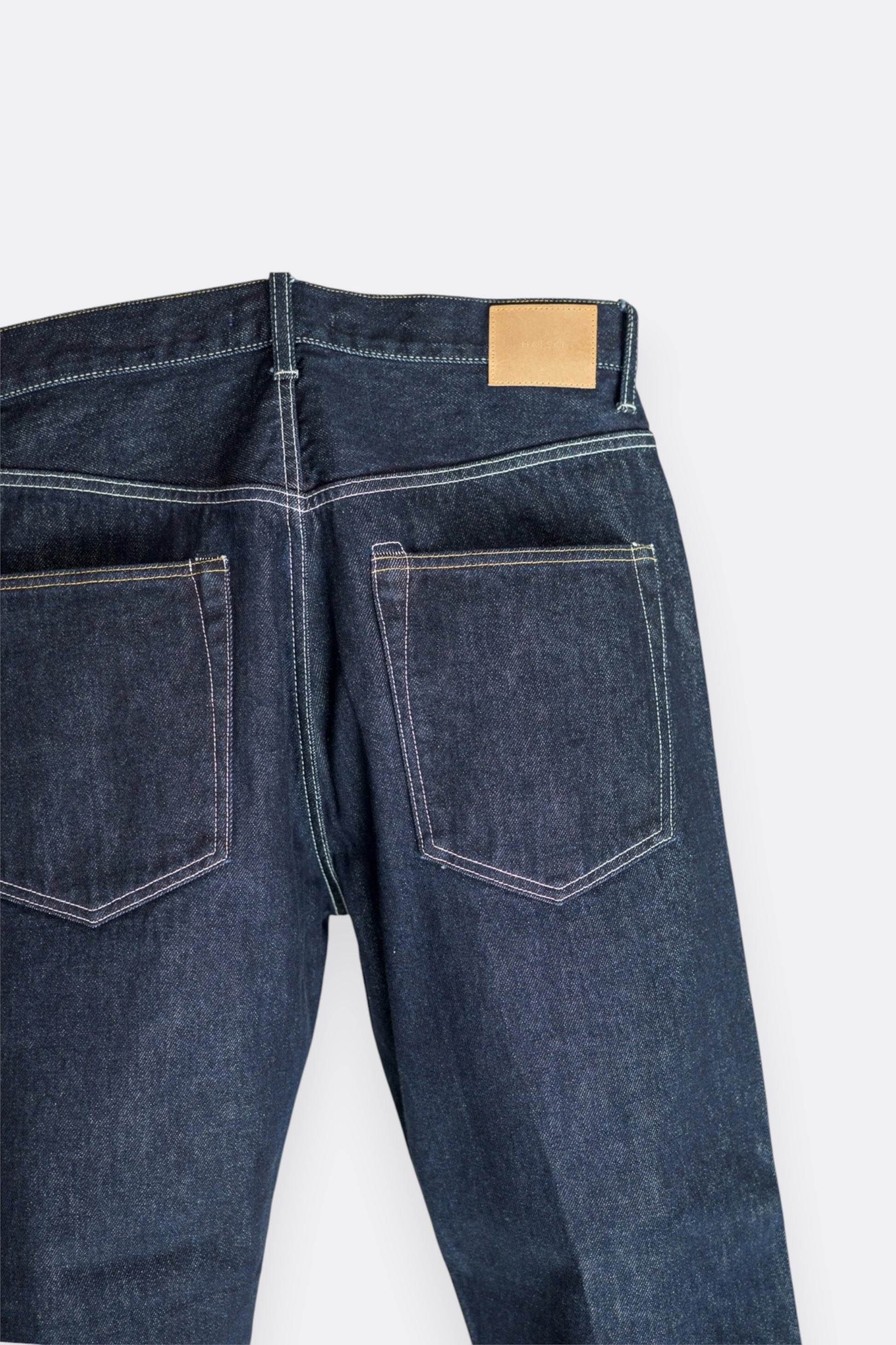 Hatski Loose Tapered Denim HTK-22001 One Wash Contrast | Jean Japon | Edgar Bdx