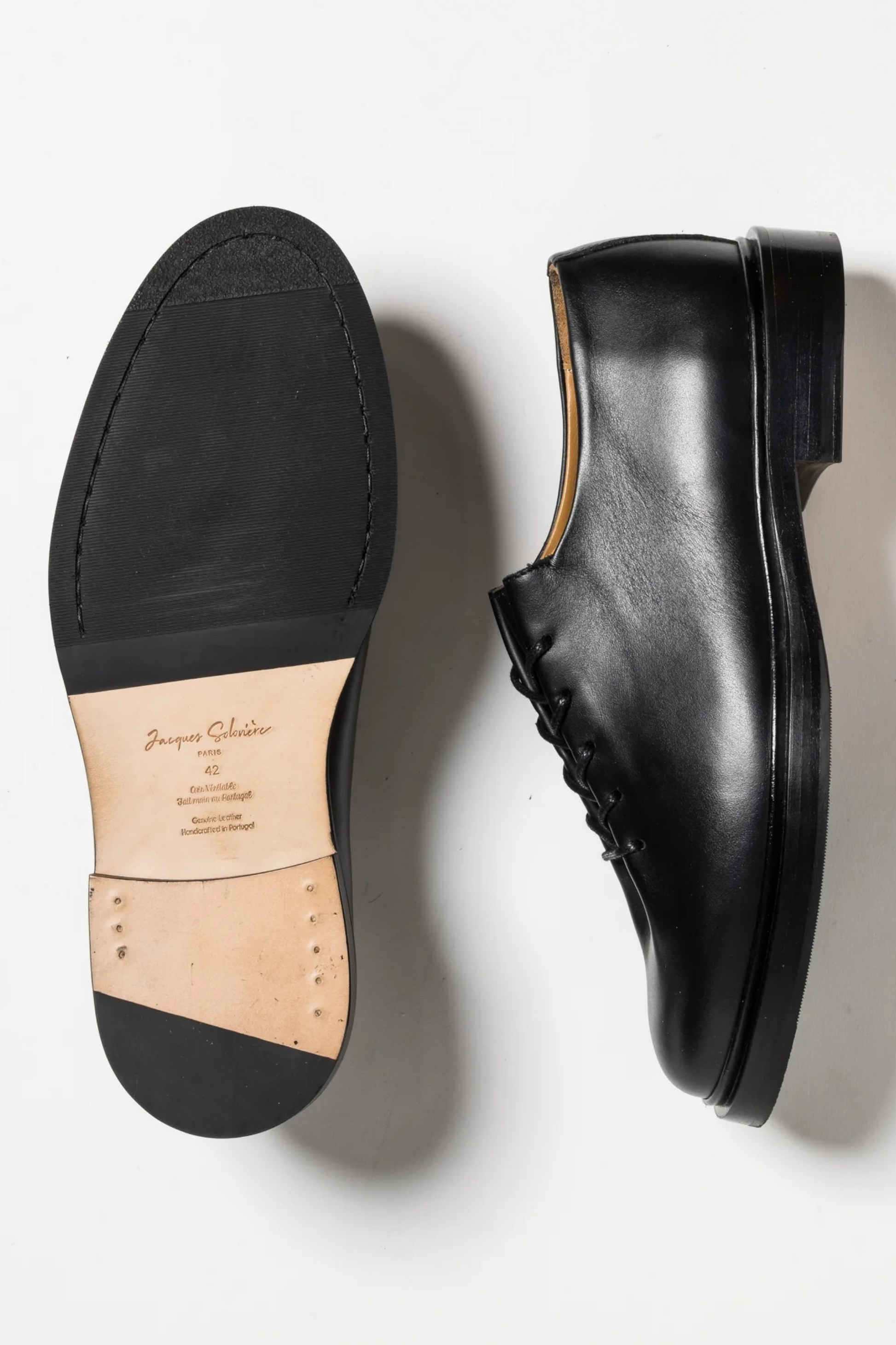JACQUES SOLOVIÈRE PARIS Edouard Black | Oxford Cuir Veau Construction Blake | Edgar Bdx