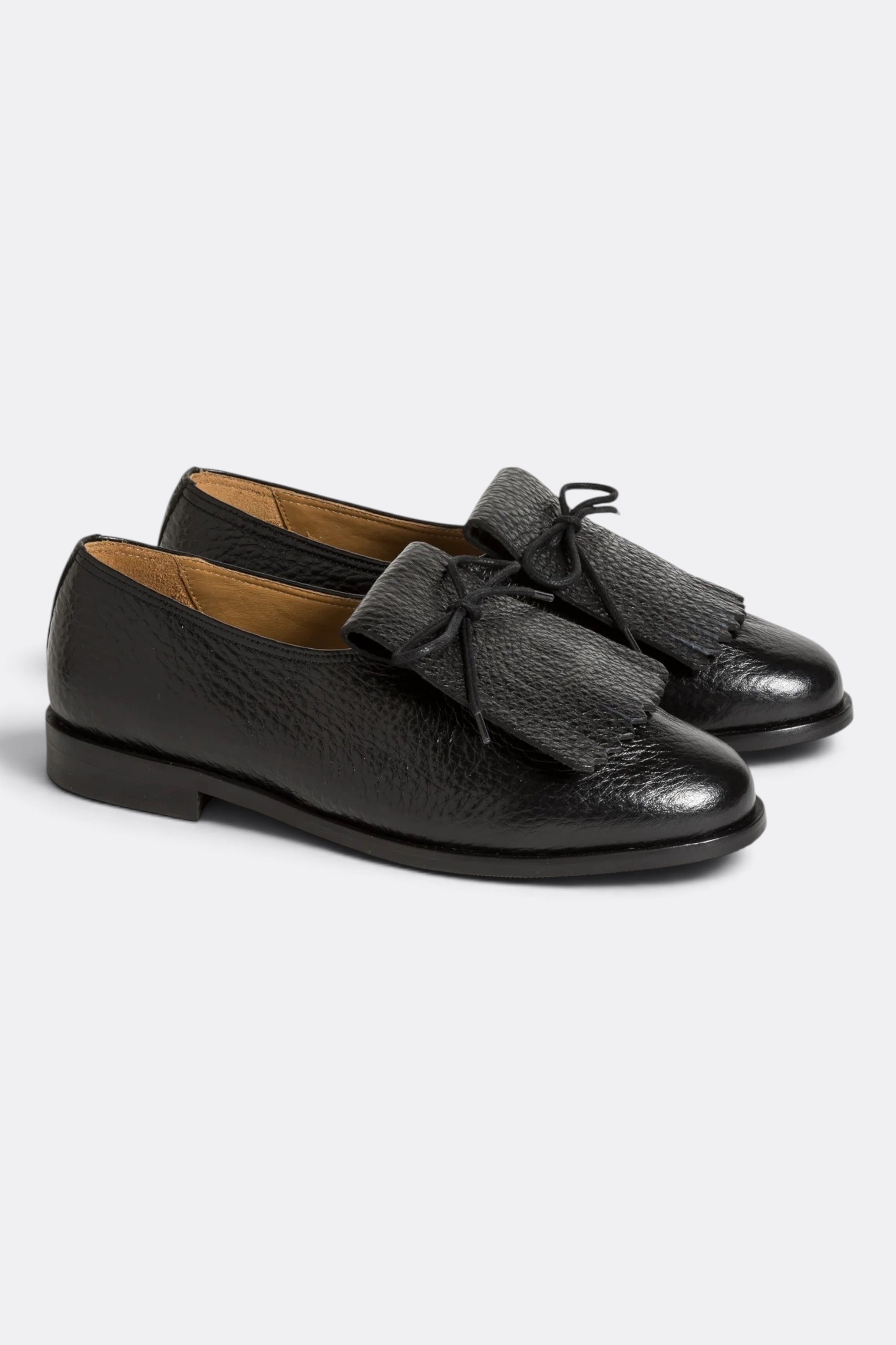 JACQUES SOLOVIÈRE PARIS Matt Kilt New Black | Derby Cuir Jumbo Construction Blake | Edgar Bdx