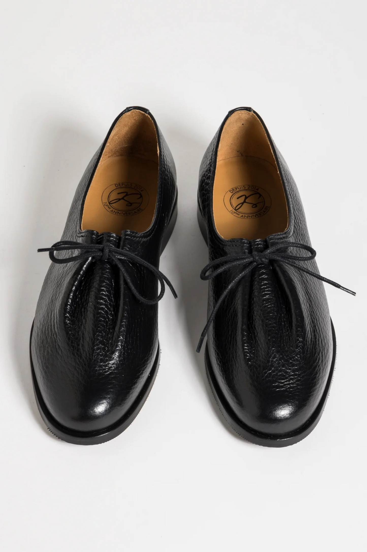 JACQUES SOLOVIÈRE PARIS Matt Kilt New Black | Derby Cuir Jumbo Construction Blake | Edgar Bdx