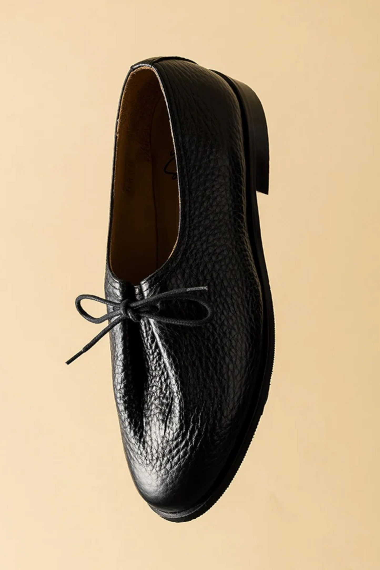 JACQUES SOLOVIÈRE PARIS Matt Kilt New Black | Derby Cuir Jumbo Construction Blake | Edgar Bdx