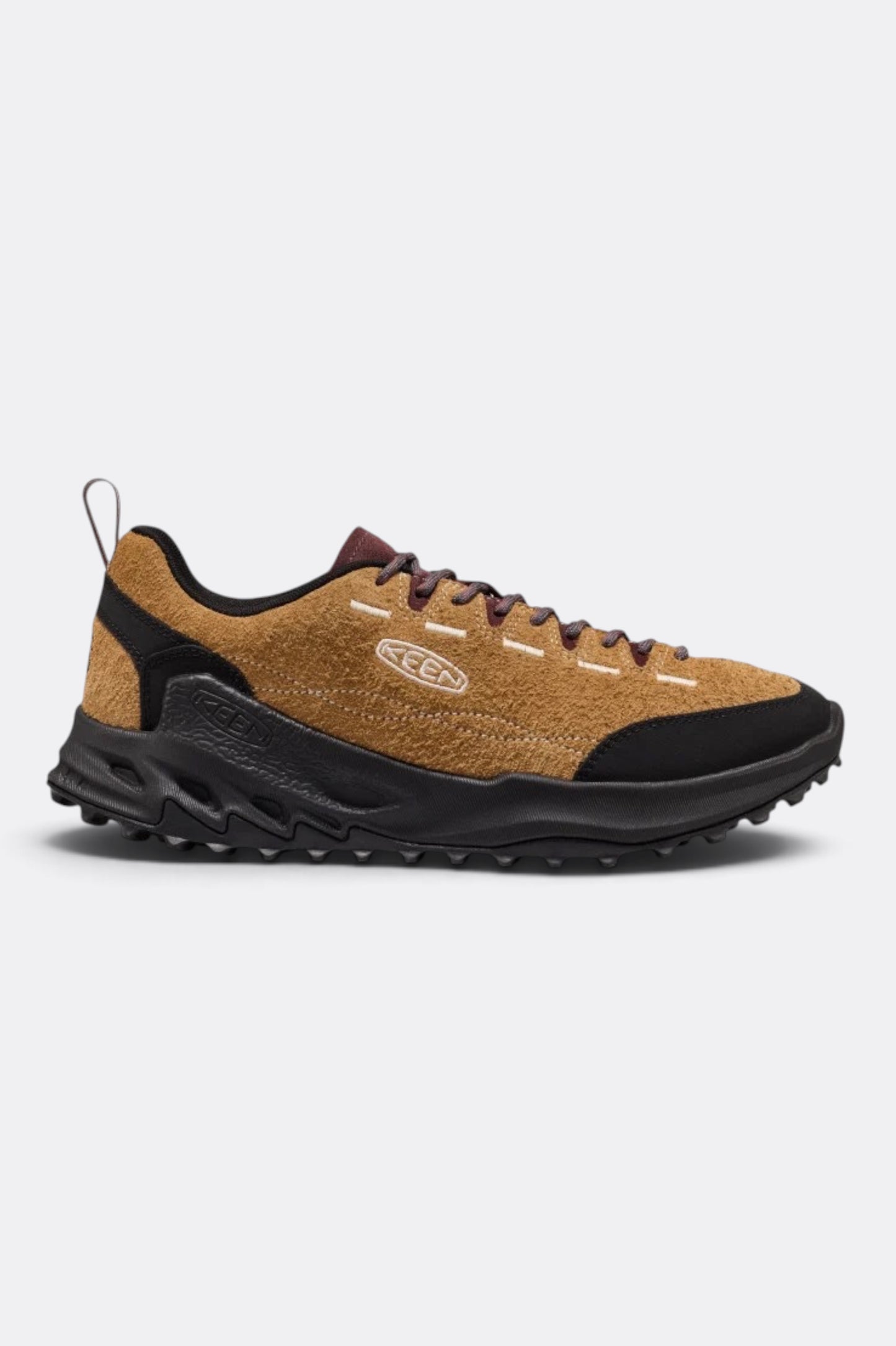 KEEN Jasper Zionic Chipmunk / Huckleberry | Chaussure Outdoor Cuir LWG | Edgar Bdx