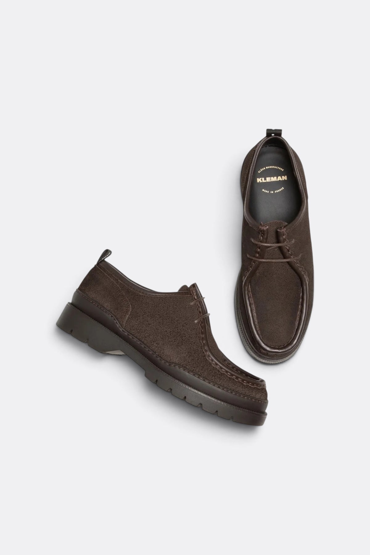KLEMAN Major VP Oak 2 Marron | Derby Cuir Recyclé | Edgar Bdx