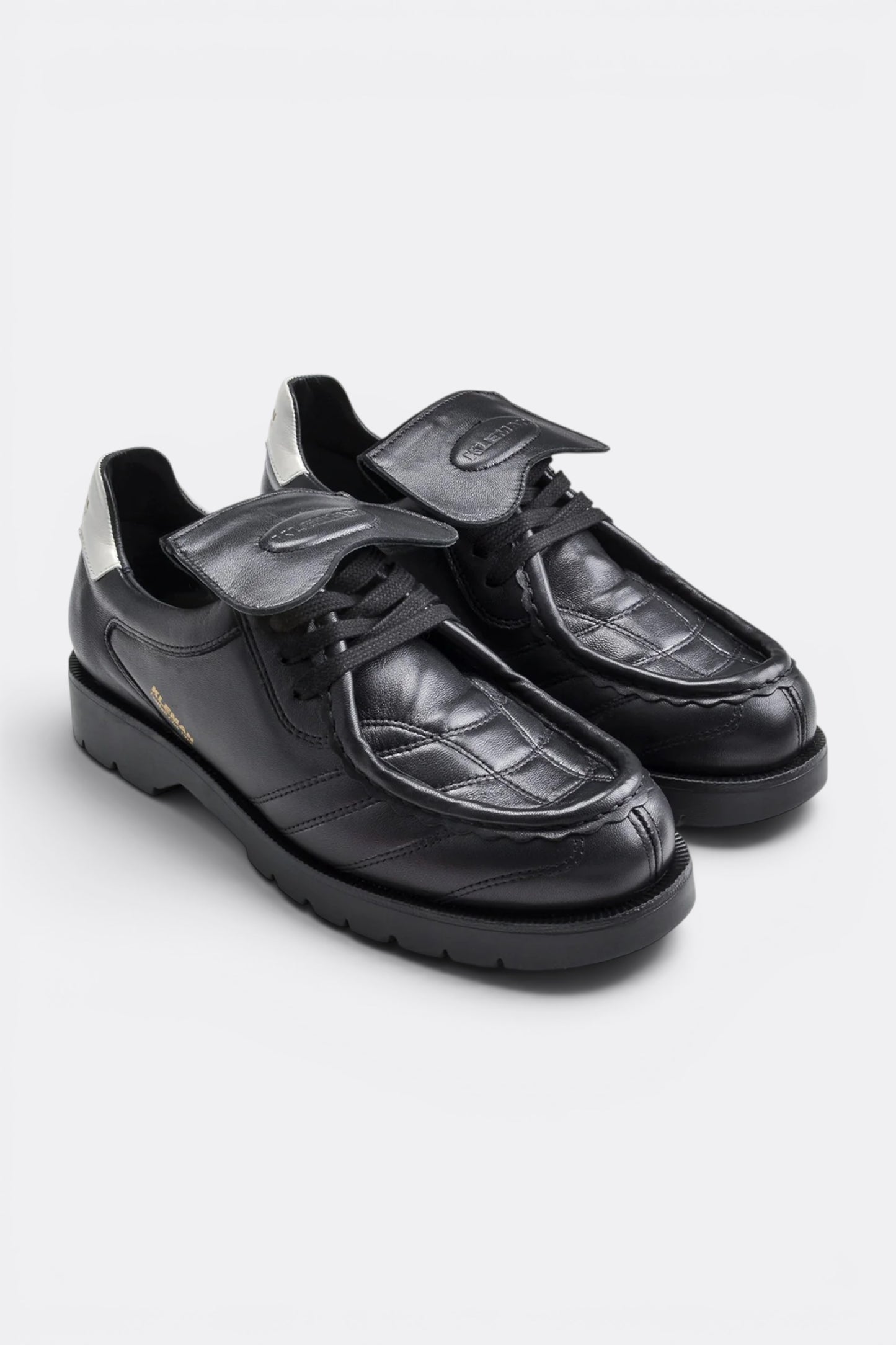 Kleman Padror FC Noir | Chaussure Football Vintage Cuir Chèvre Série Limitée | Edgar Bdx