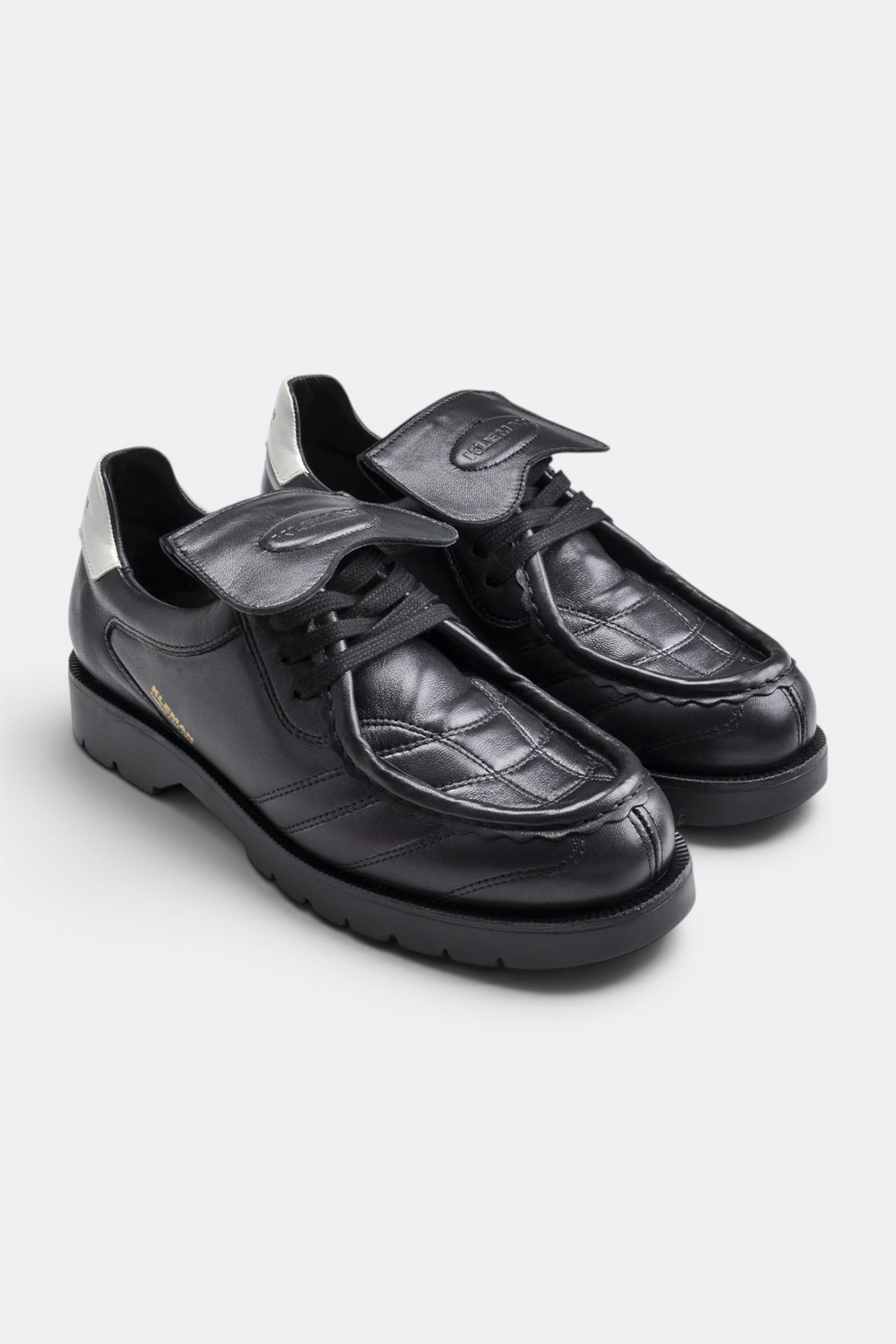 Kleman Padror FC Noir | Chaussure Football Vintage Cuir Chèvre Série Limitée | Edgar Bdx