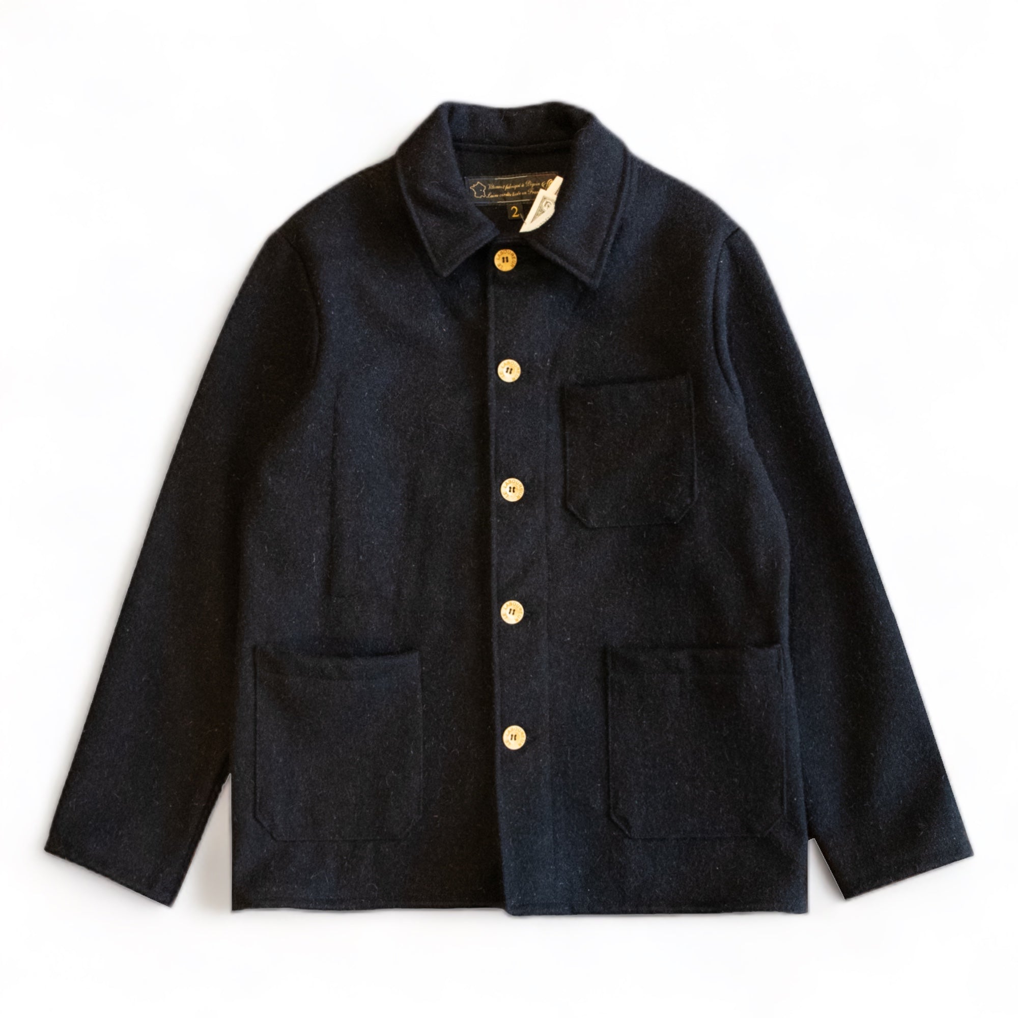 Le Laboureur - Veste de Travail Laine (Black)