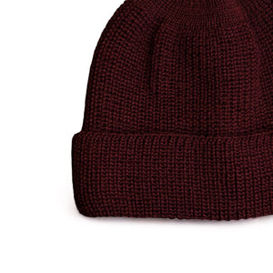 Leuchtfeuer Strickwaren - Borkum Beanie (Bordeaux)