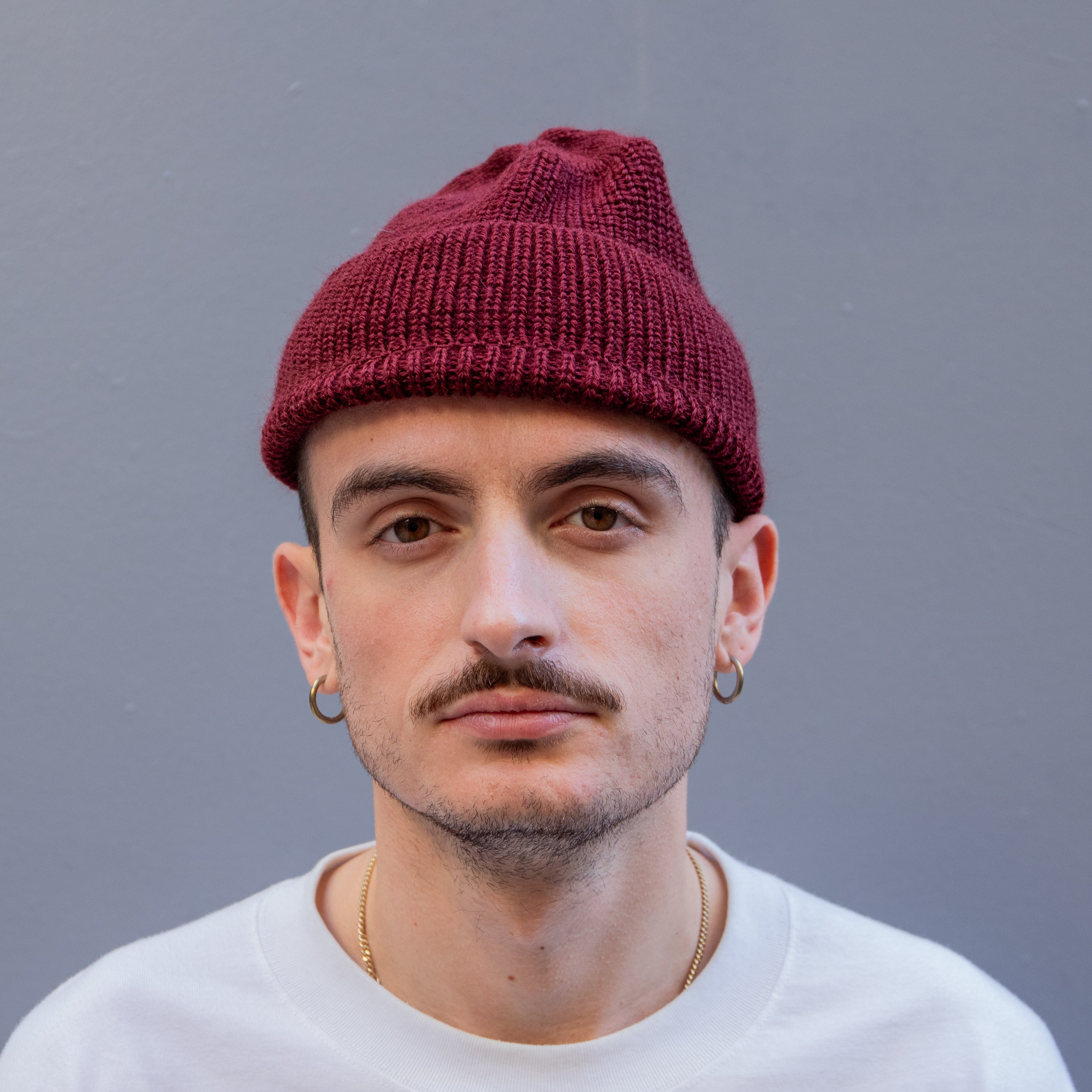 Leuchtfeuer Strickwaren - Borkum Beanie (Bordeaux)