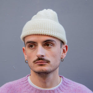 Leuchtfeuer Strickwaren - Borkum Beanie (Natural White)