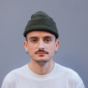 Leuchtfeuer Strickwaren - Borkum Beanie (Olive)