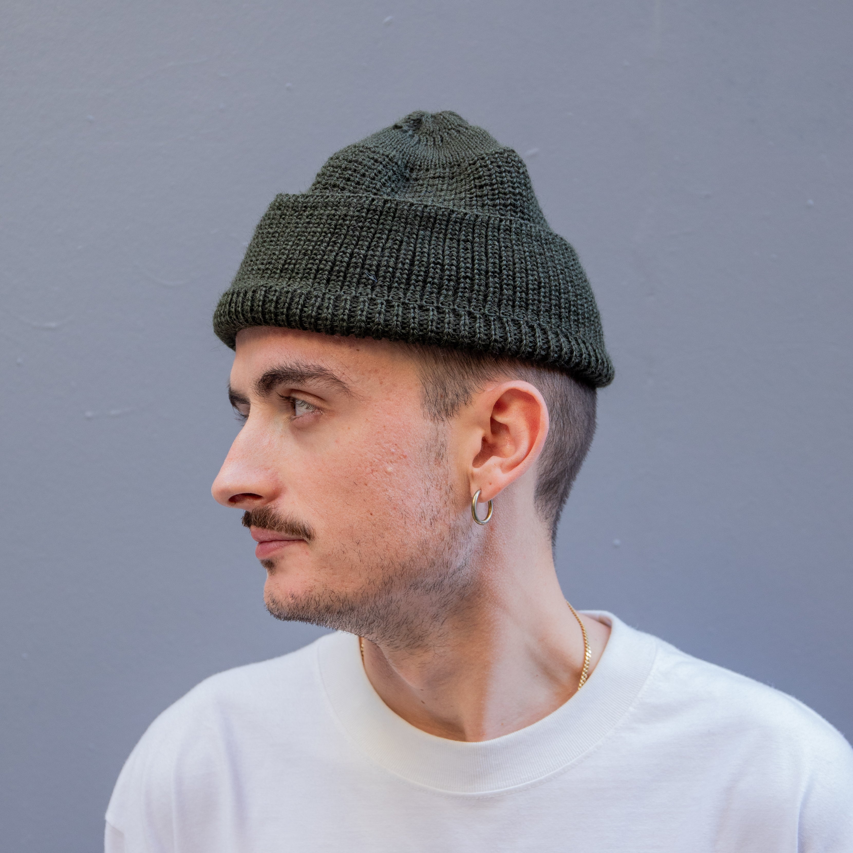 Leuchtfeuer Strickwaren - Borkum Beanie (Olive)