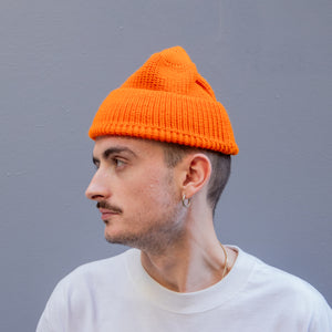 Leuchtfeuer Strickwaren - Borkum Beanie (Orange)