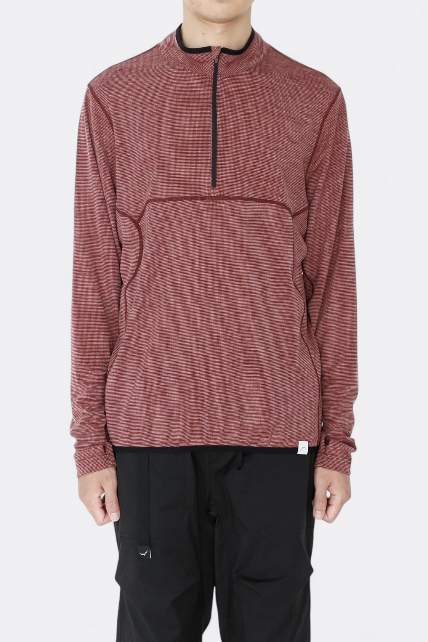CAYL - Live Wool Mix Halfzip (Burgundy)