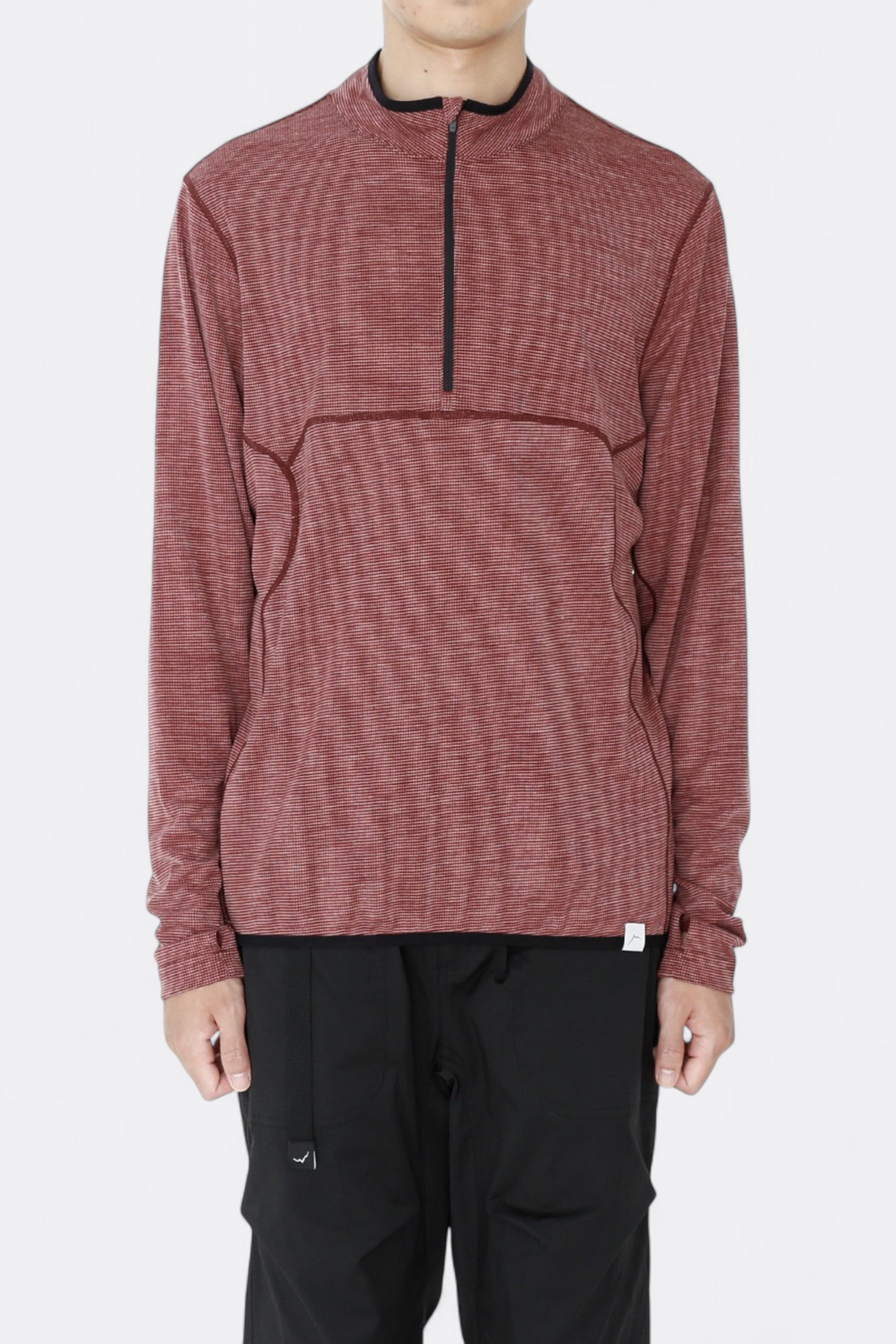 CAYL - Live Wool Mix Halfzip (Burgundy)