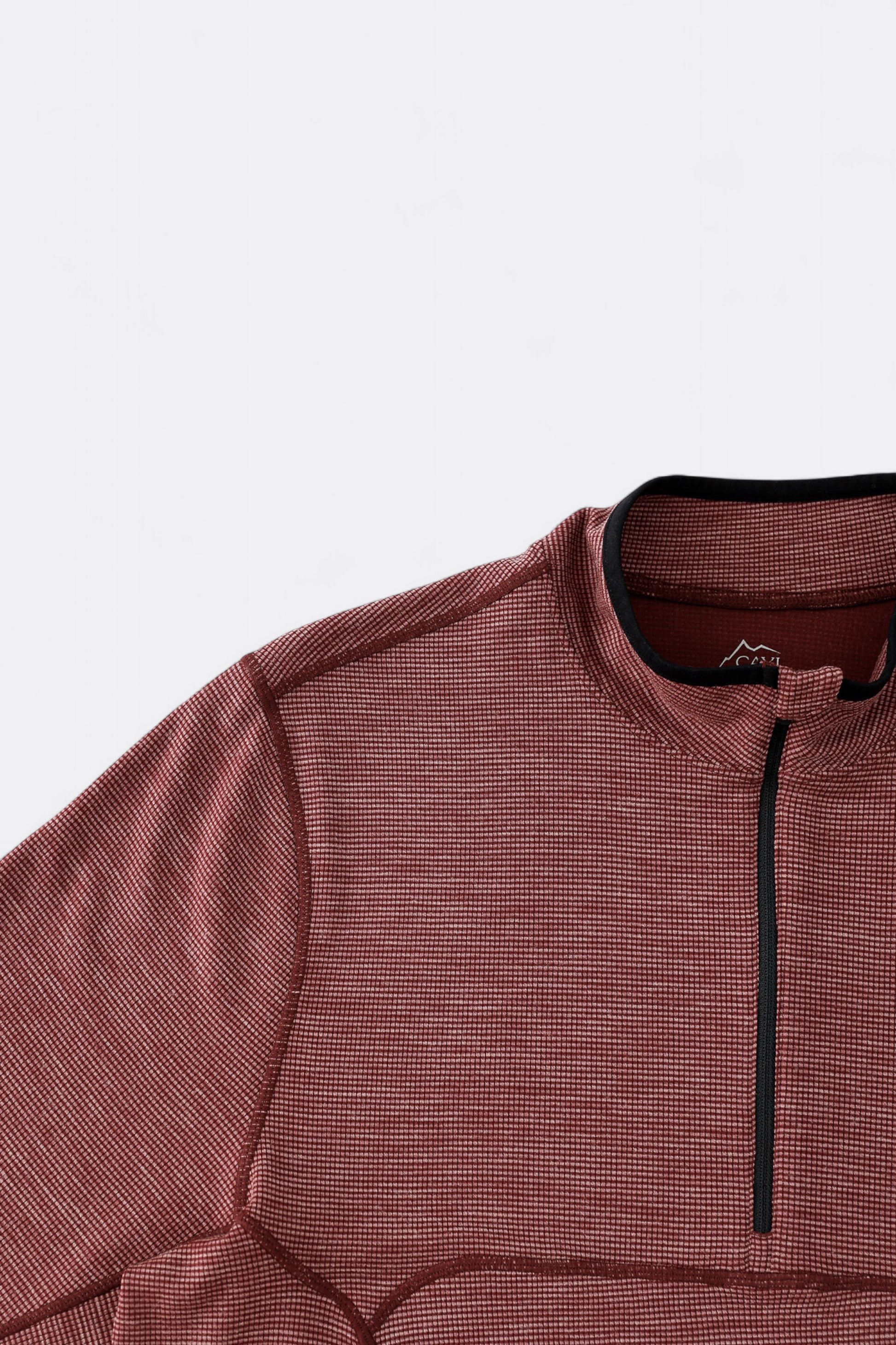 CAYL - Live Wool Mix Halfzip (Burgundy)