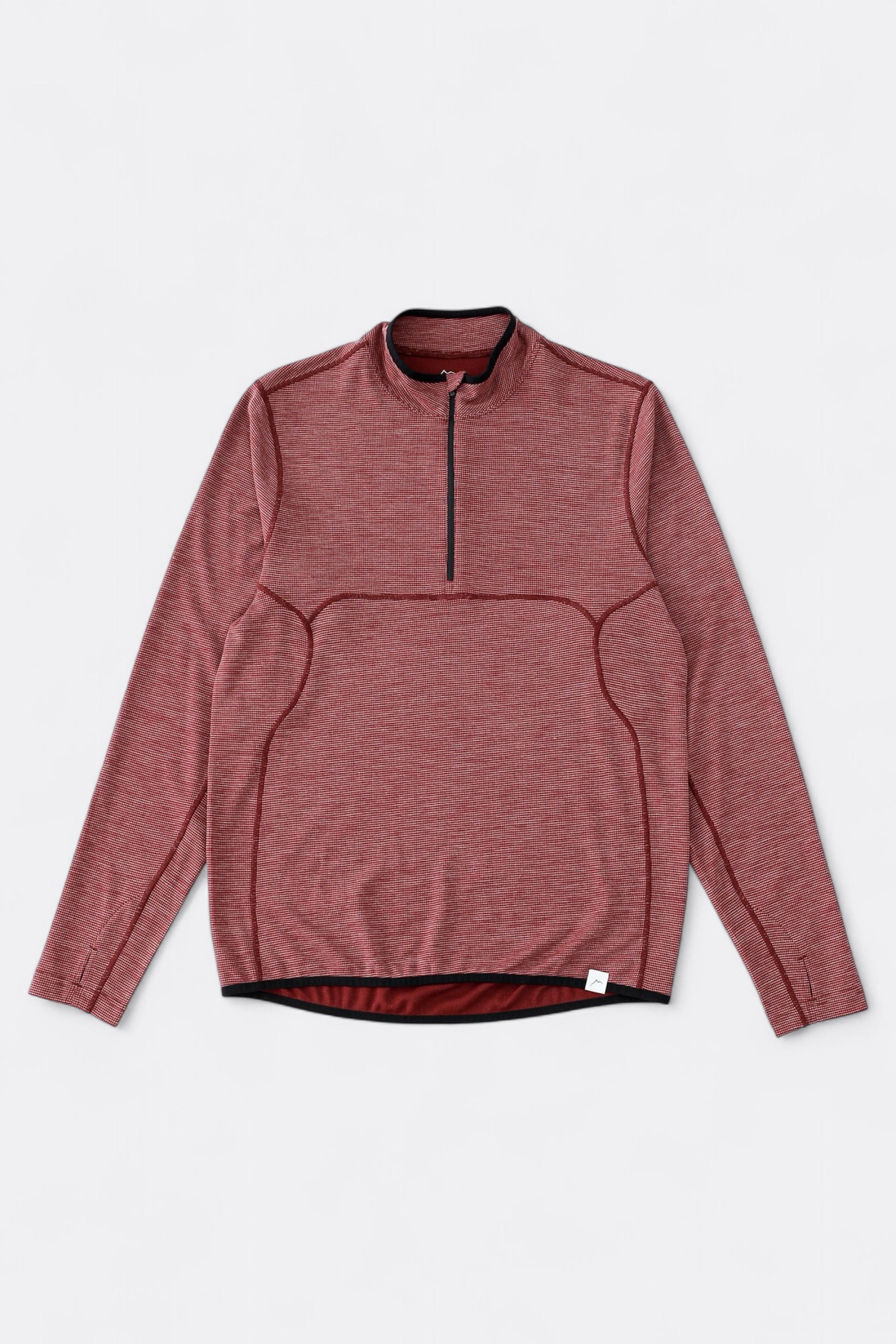 CAYL - Live Wool Mix Halfzip (Burgundy)