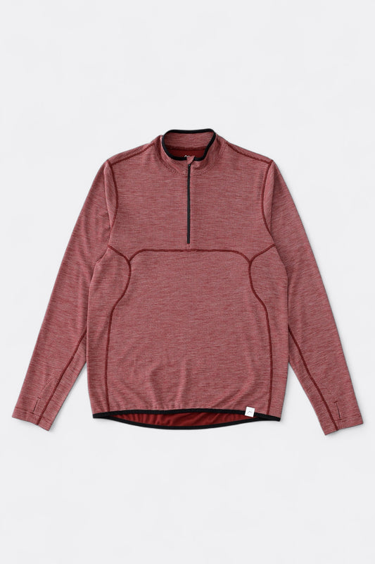 CAYL - Live Wool Mix Halfzip (Burgundy)