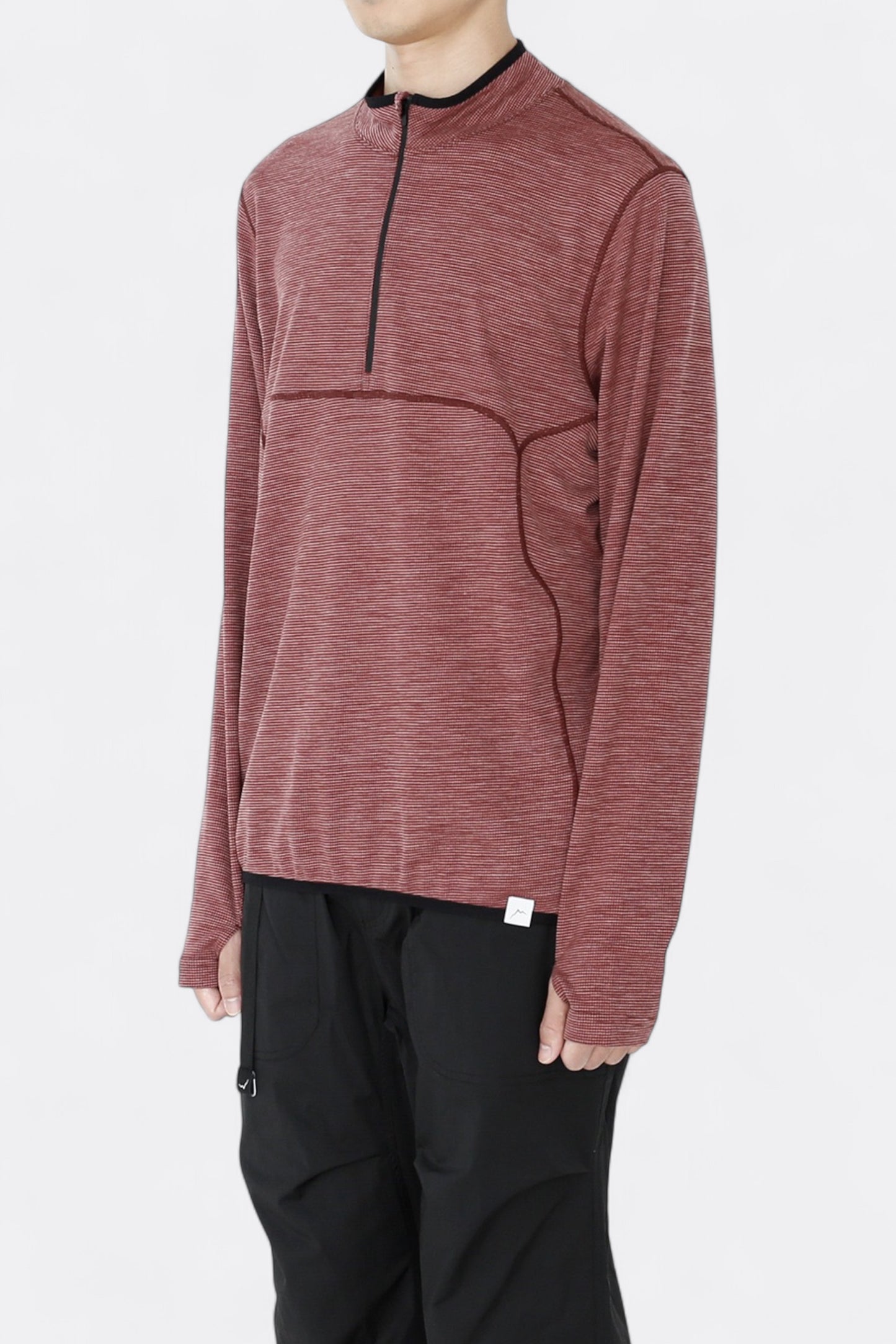 CAYL - Live Wool Mix Halfzip (Burgundy)