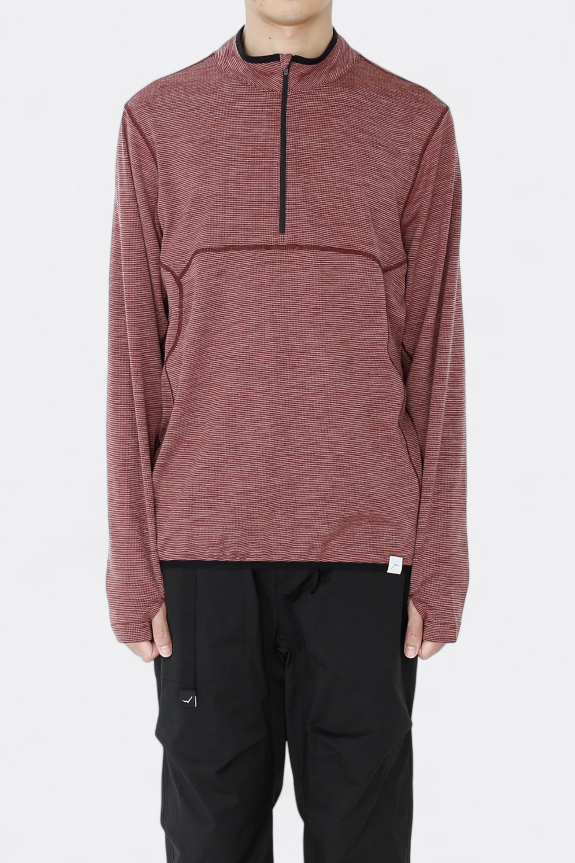CAYL - Live Wool Mix Halfzip (Burgundy)