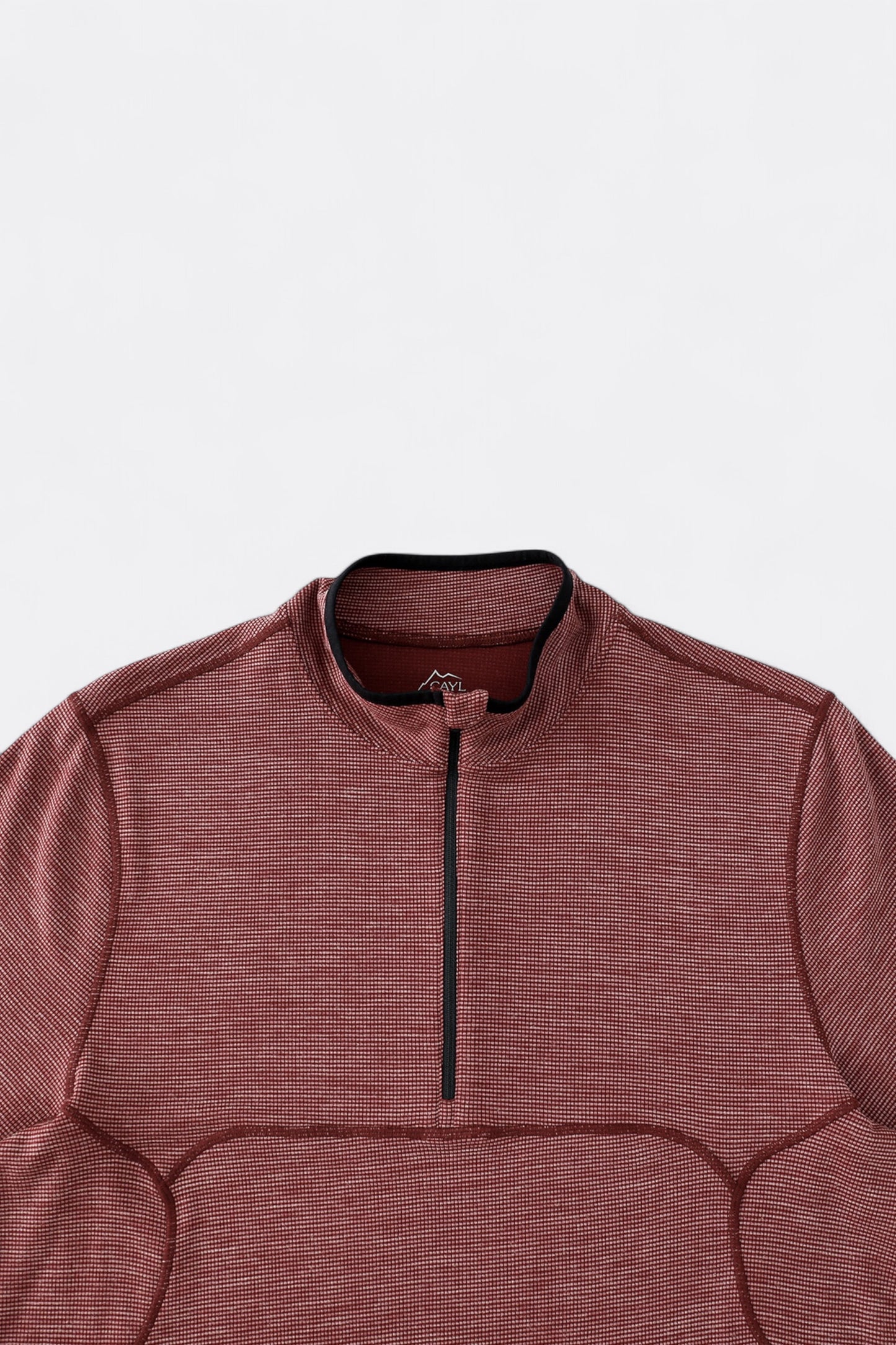CAYL - Live Wool Mix Halfzip (Burgundy)