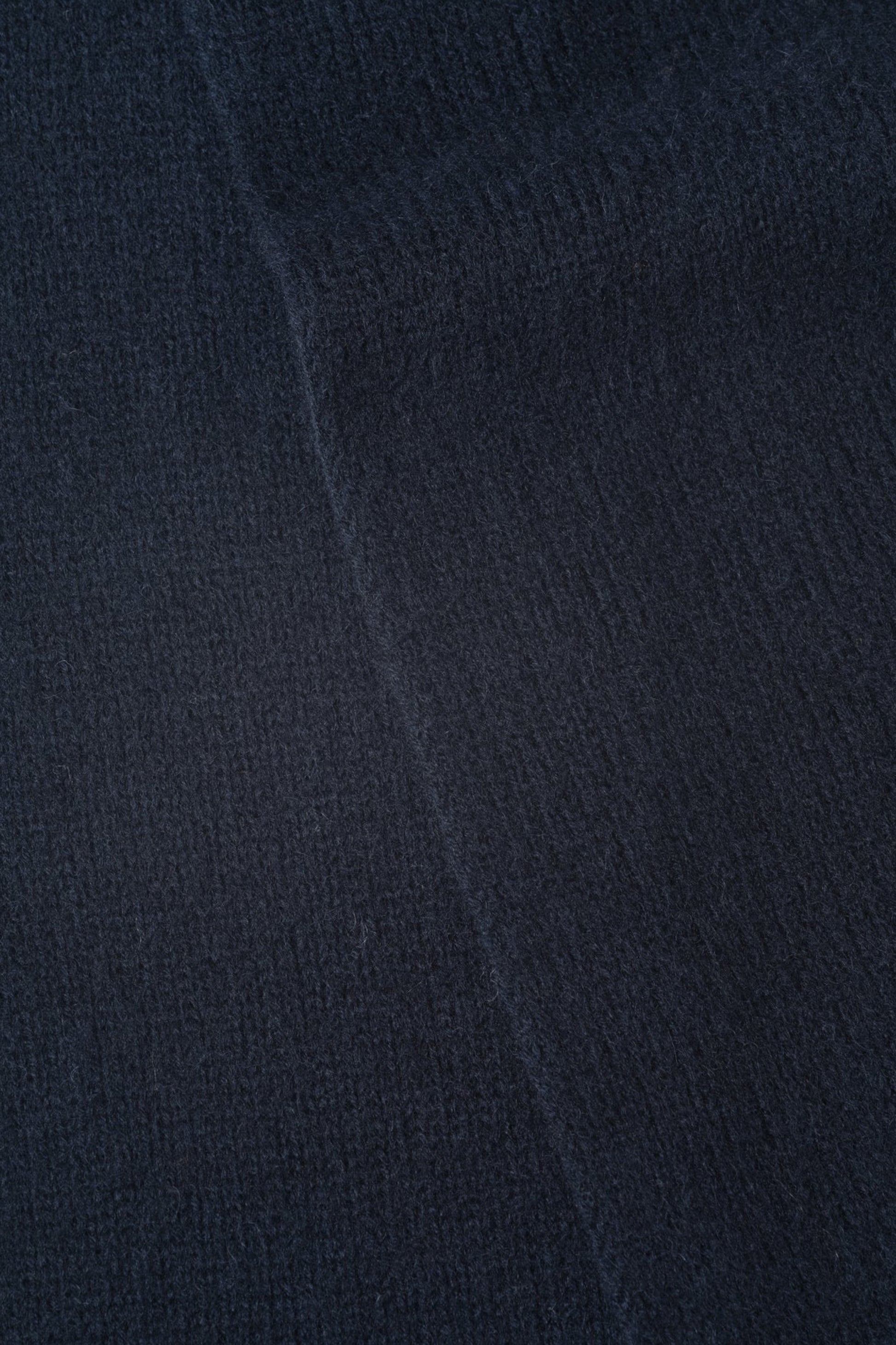 Margaret Howell - MHL. Brushed Scarf Soft Shetland Wool (Dark Navy)