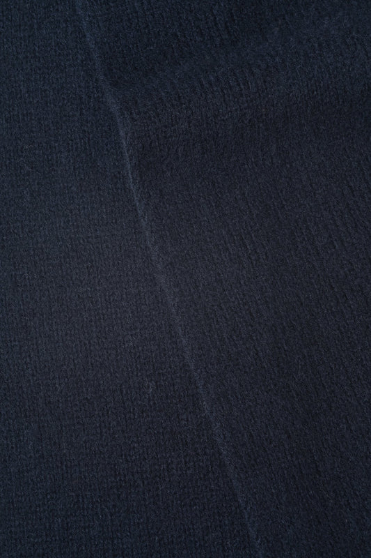 Margaret Howell - MHL. Brushed Scarf Soft Shetland Wool (Dark Navy)