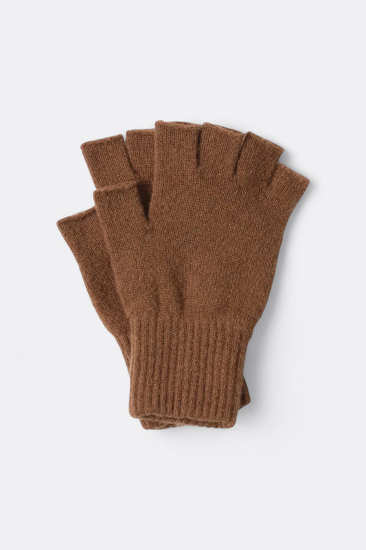 Margaret Howell - MHL. Cut Off Glove Lambswool (Conker)