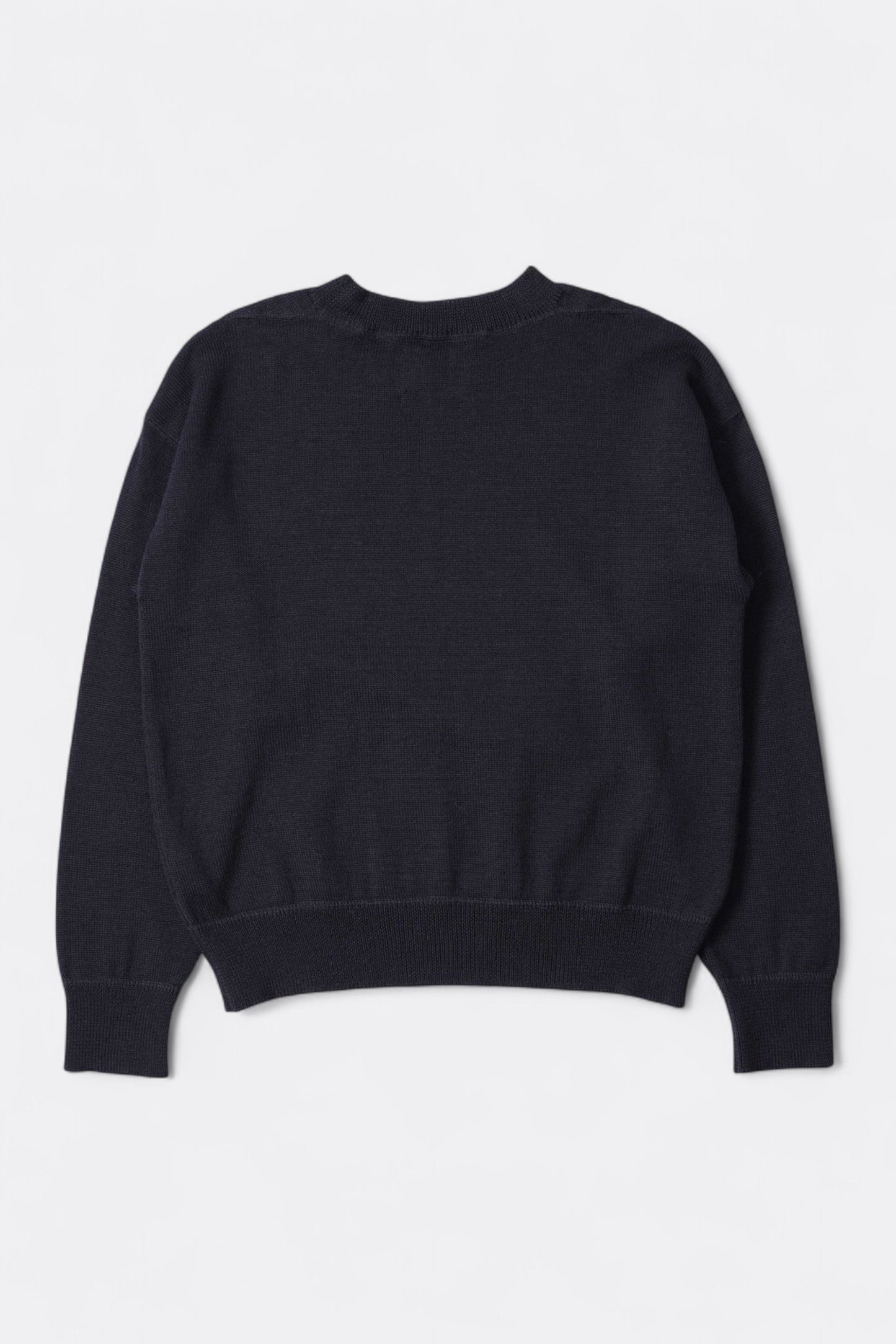 Margaret Howell - MHL. Flatlock Guernsey Utility Wool (Dark Navy)