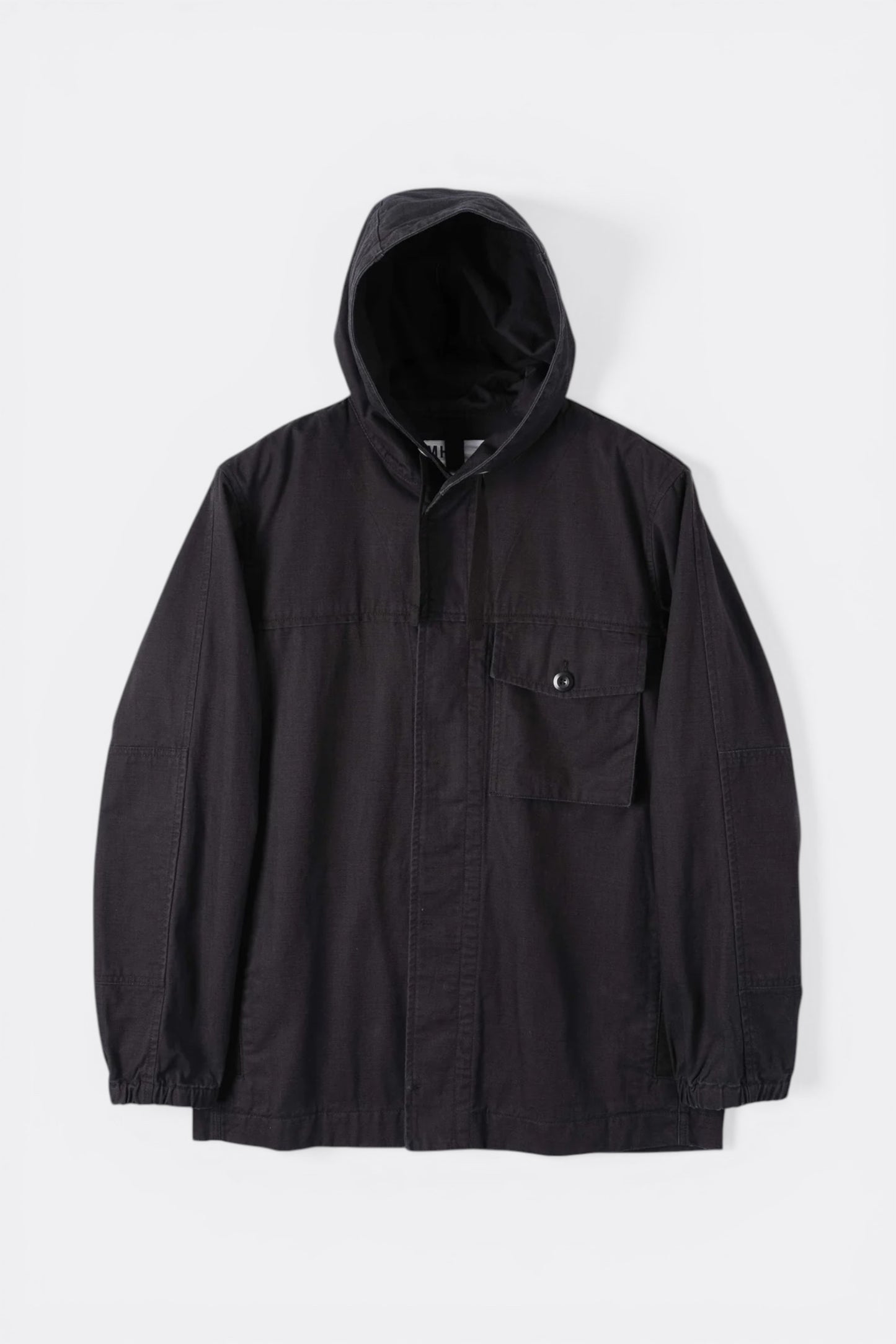 MHL. Margaret Howell Hooded Jacket Indigo Twill | Veste Coton Pigmenté | Edgar Bdx