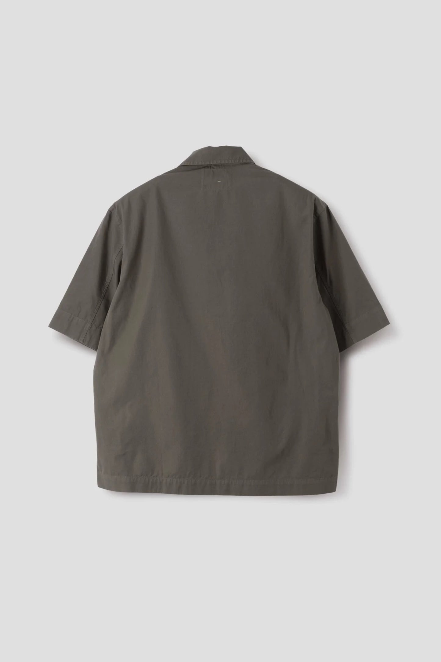 MHL. Margaret Howell Offset Placket Polo Mole | Polo Coton Organique Recyclé | Edgar Bdx