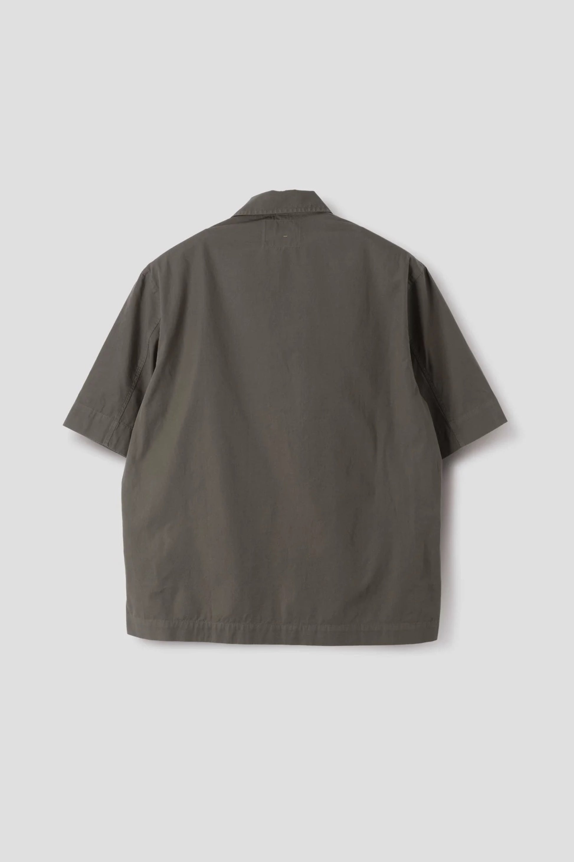 MHL. Margaret Howell Offset Placket Polo Mole | Polo Coton Organique Recyclé | Edgar Bdx