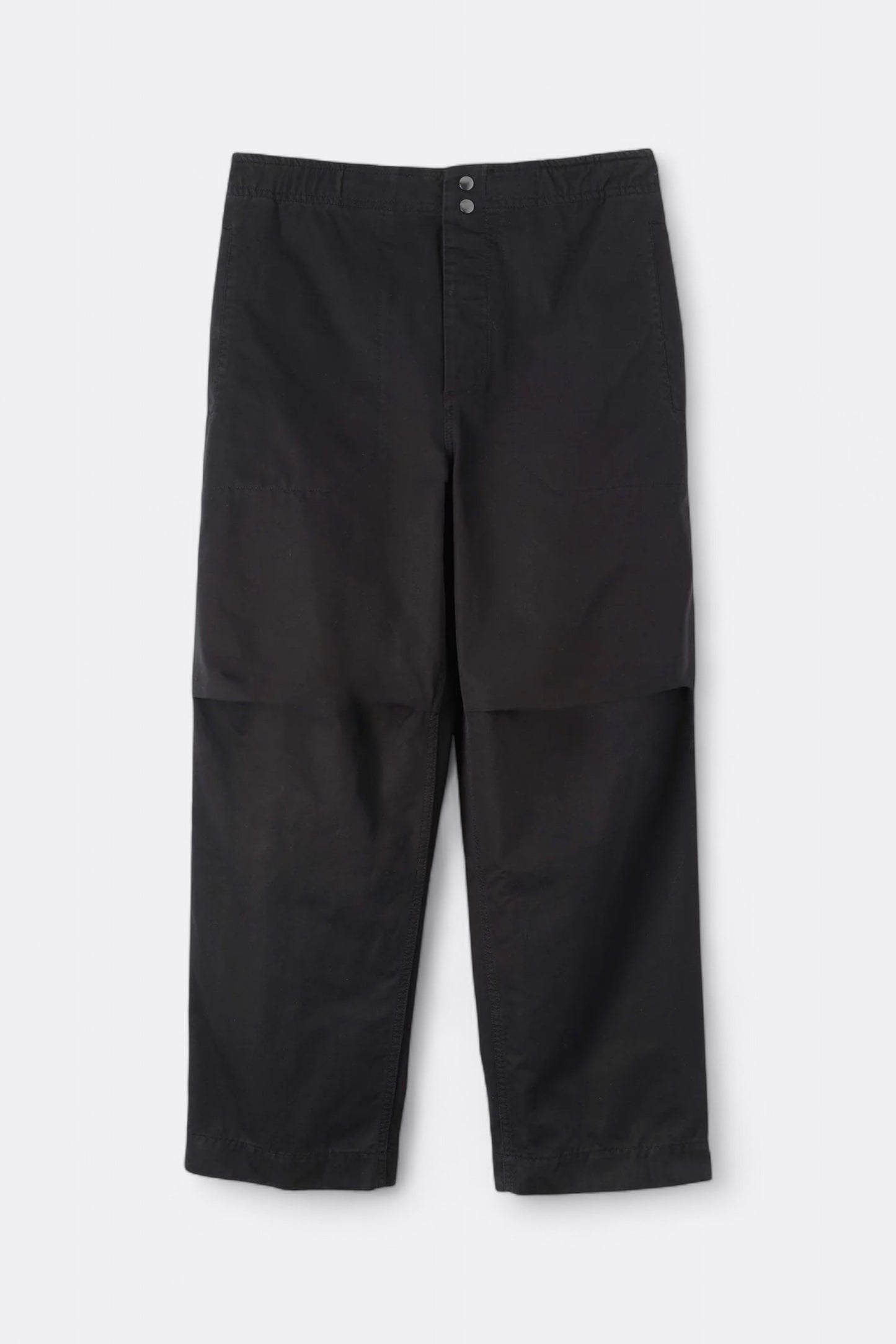 Margaret Howell - MHL. Press Stud Trousers Double Twisted Cotton Canvas (Black)