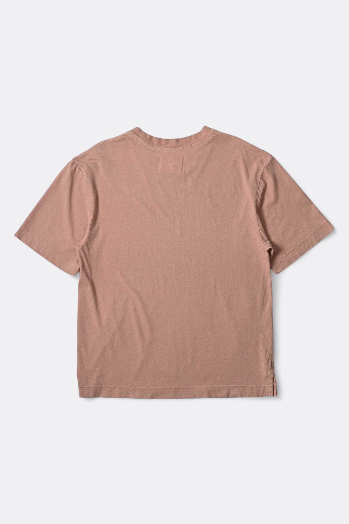 Margaret Howell - MHL. Simple T-Shirt Cotton Linen Jersey (Pale Pink)