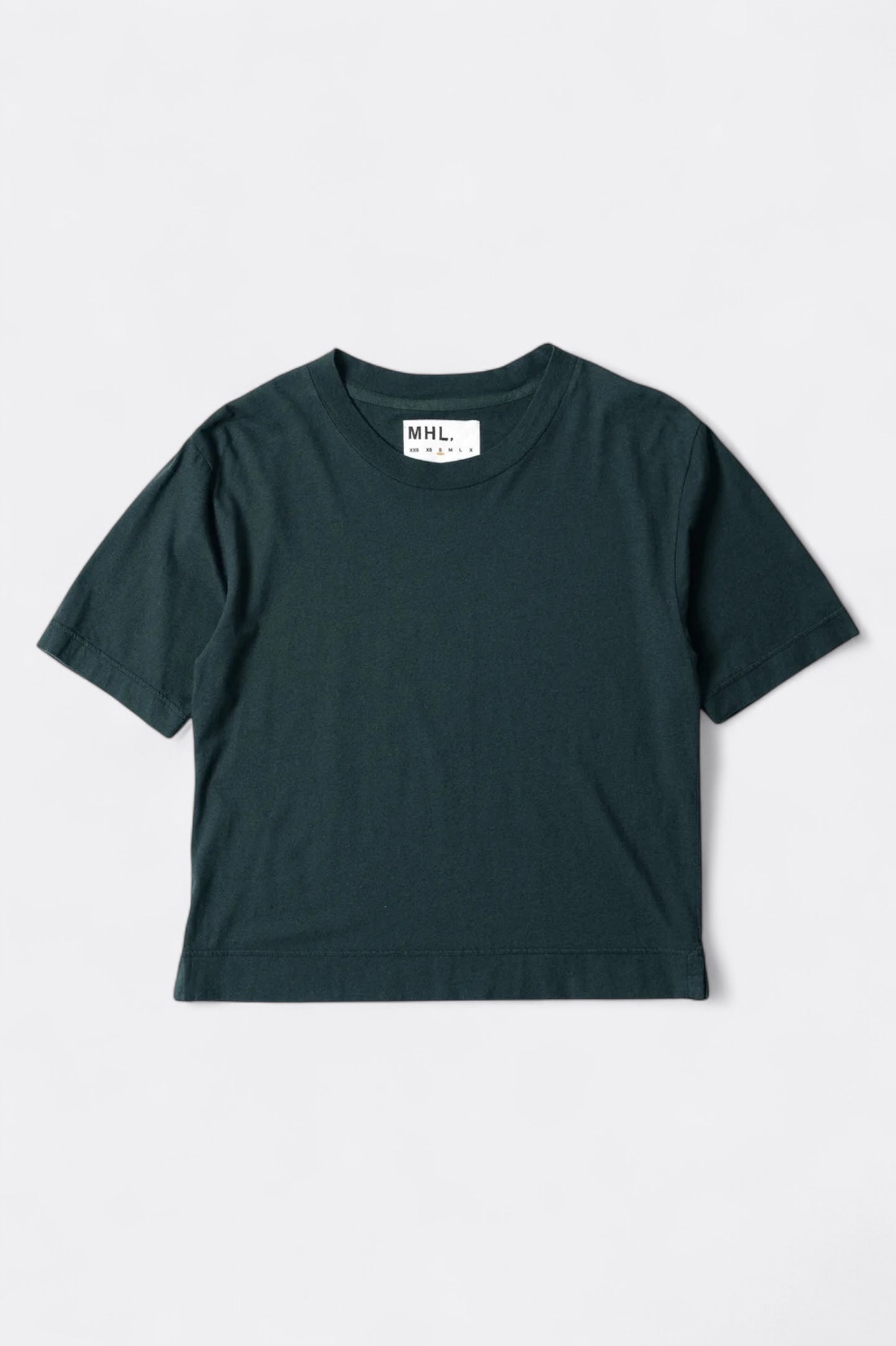 Margaret Howell - MHL. Simple T-Shirt Organic Cotton Linen Jersey (Algae)