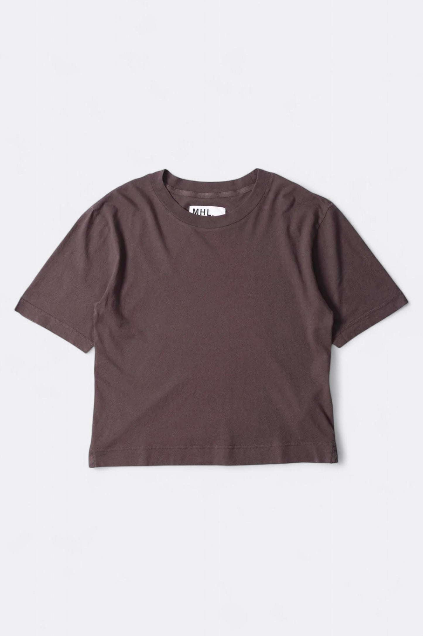 Margaret Howell - MHL. Simple T-Shirt Organic Cotton Linen Jersey (Grape)