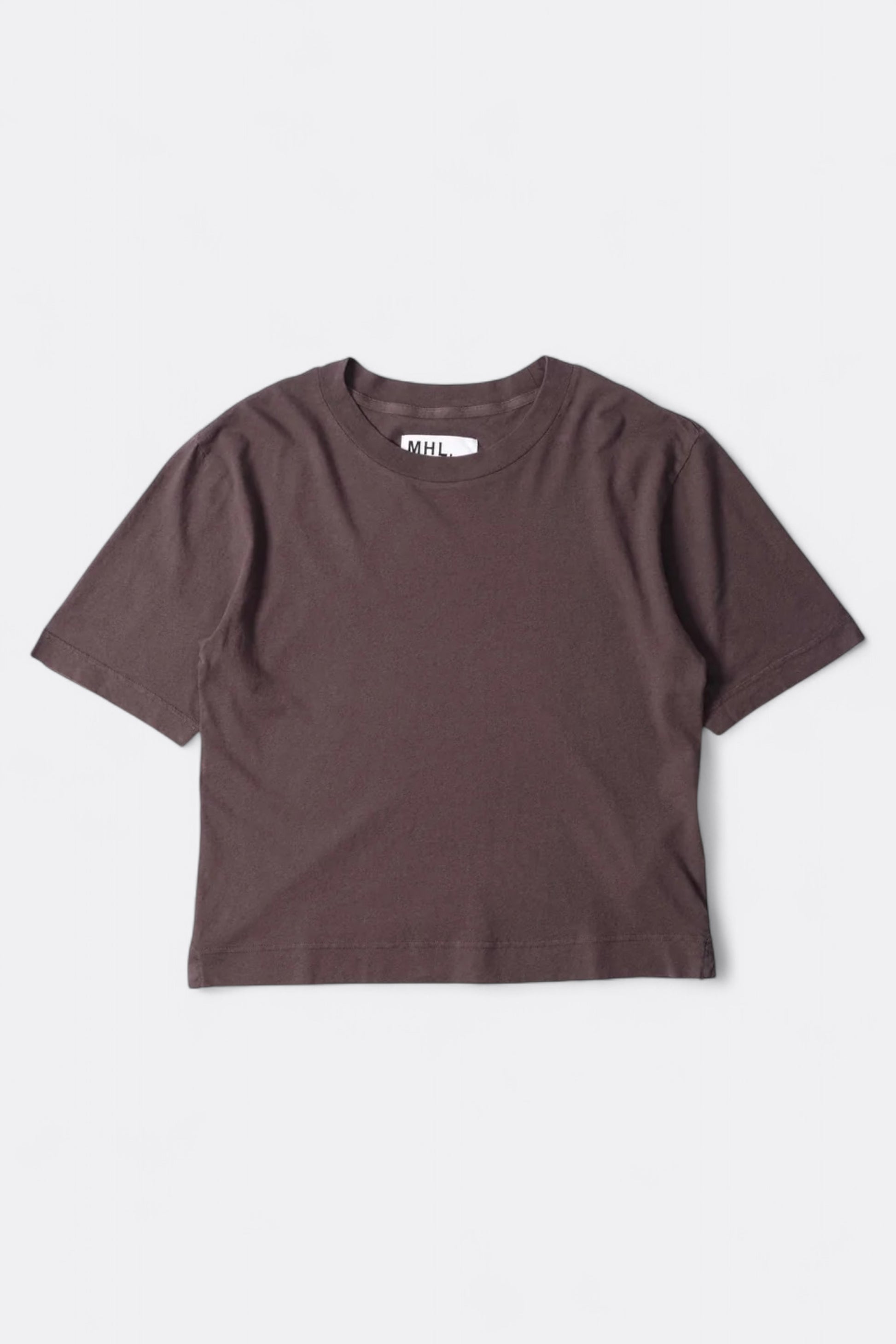 Margaret Howell - MHL. Simple T-Shirt Organic Cotton Linen Jersey (Grape)