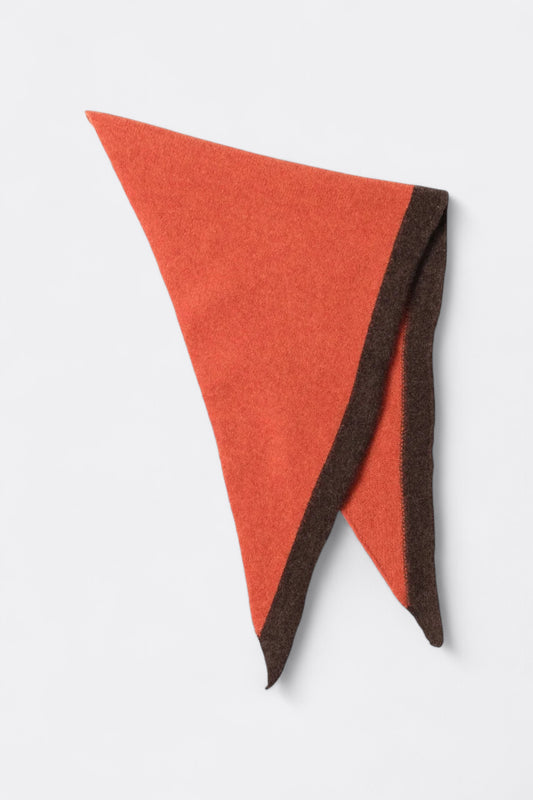 Margaret Howell - MHL. Tipped Scout Scarf Lambswool (Ember / Cocoa)