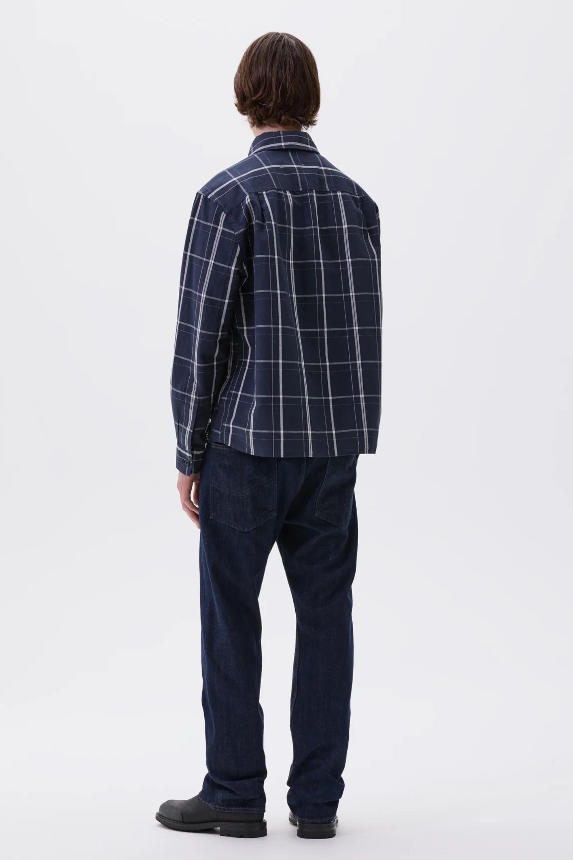 Margaret Howell - MHL. Overall Shirt (Graphic Check Cotton Linen)