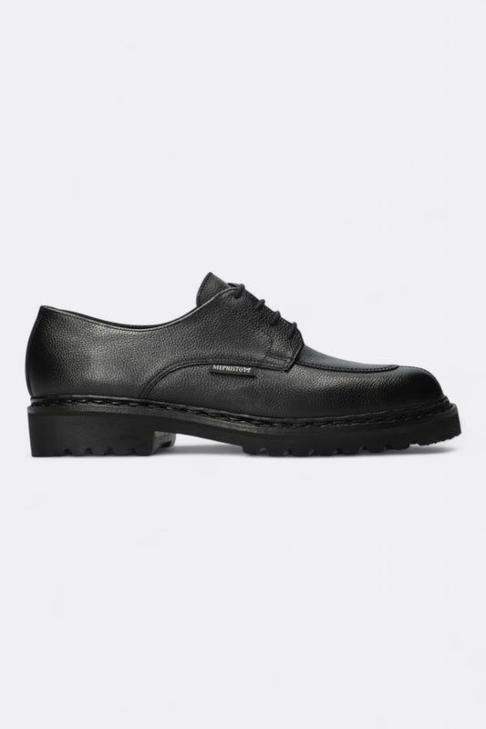MEPHISTO Pegasio Black | Derby Cuir SOFT-AIR | Edgar Bdx
