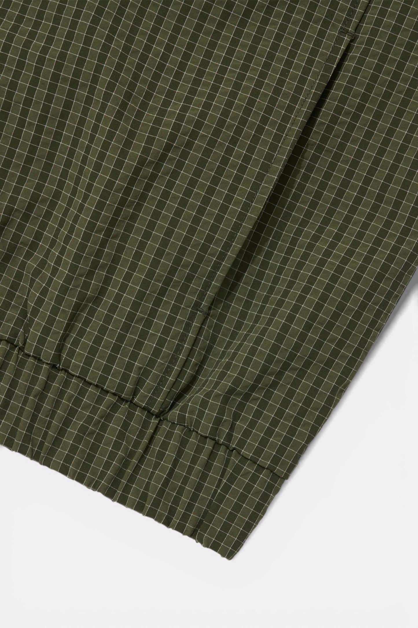 Merely Made - Bubble Check Raglan Blouson (Olive Check)
