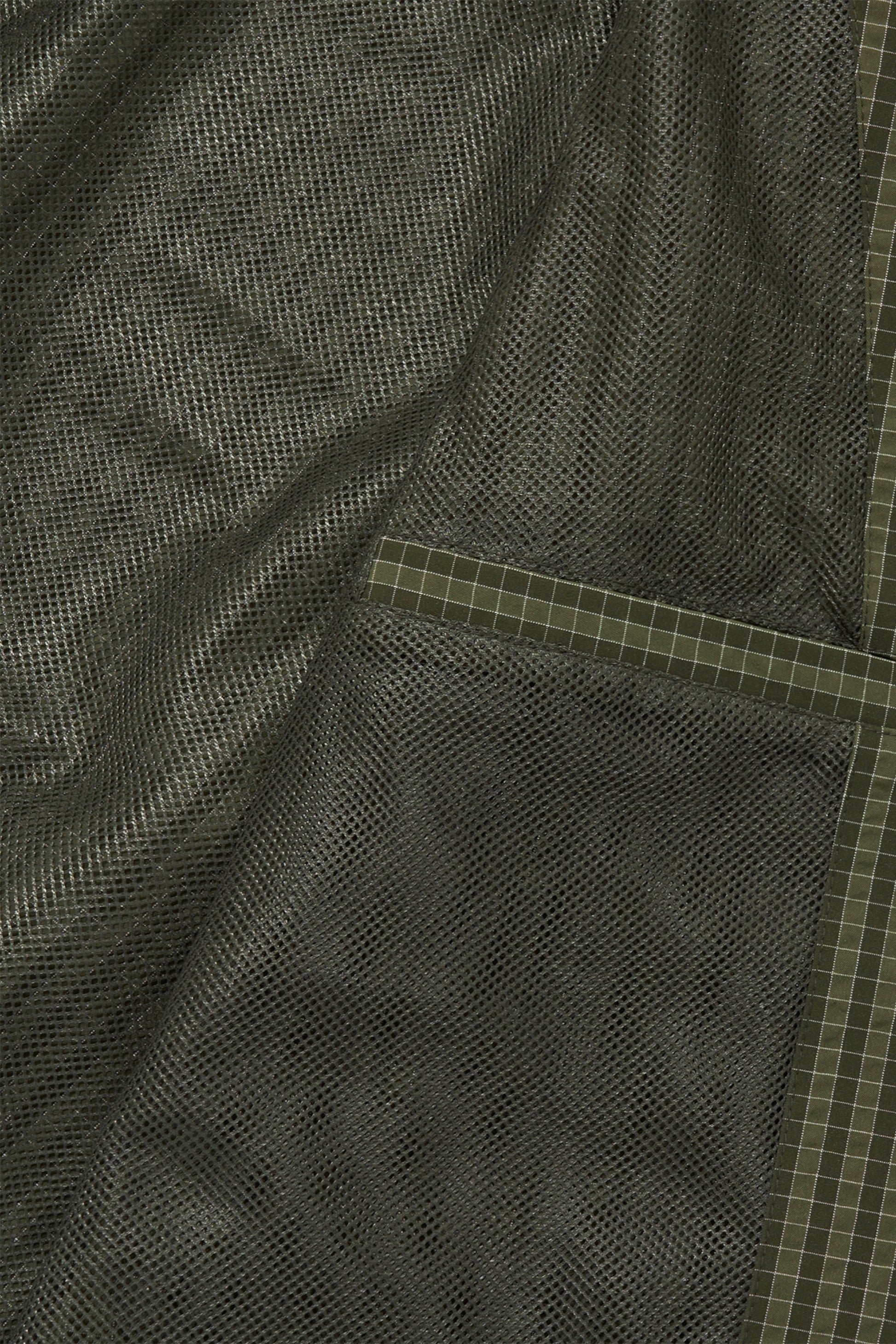 Merely Made - Bubble Check Raglan Blouson (Olive Check)
